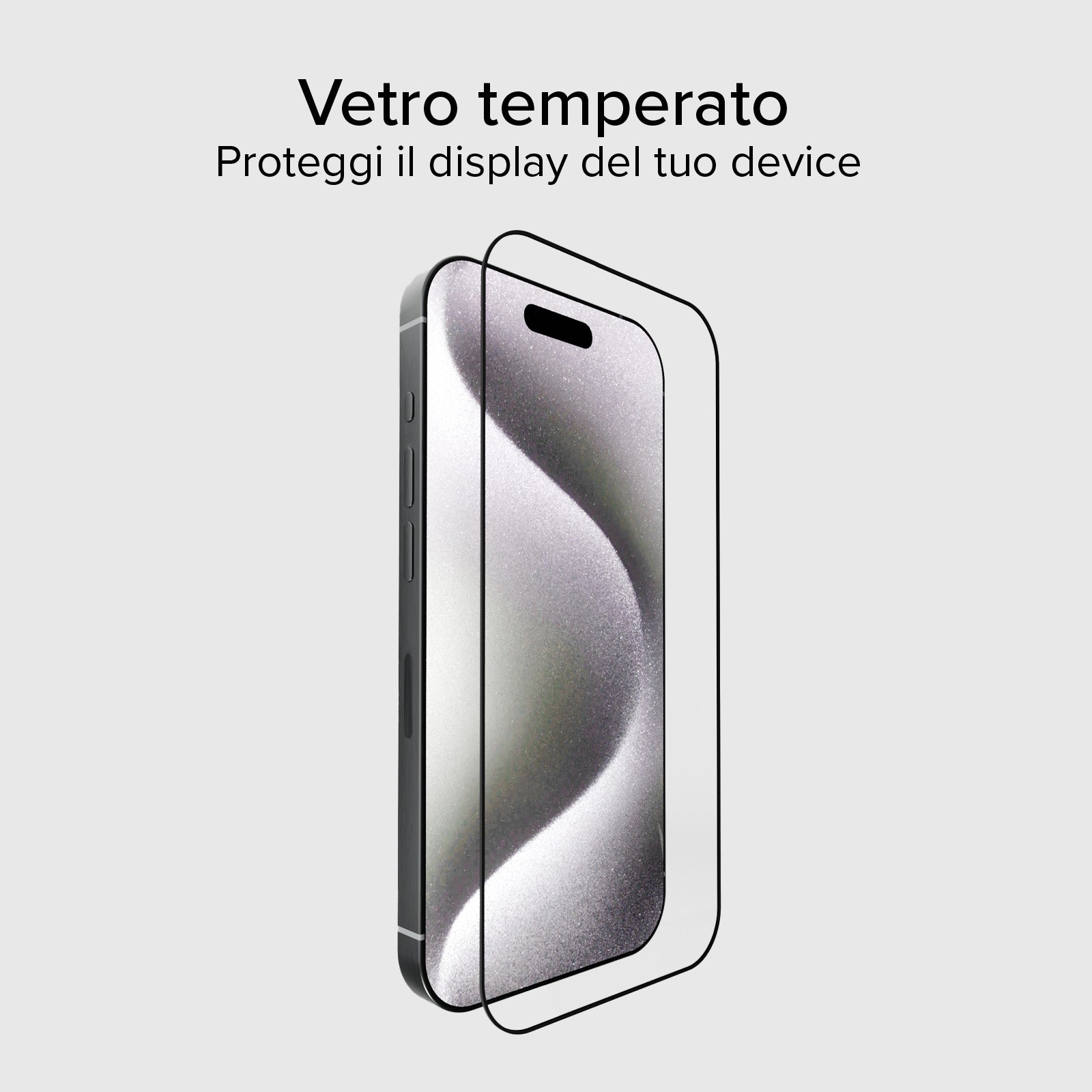 Glass screen protector Full Cover per iPhone 15 Pro