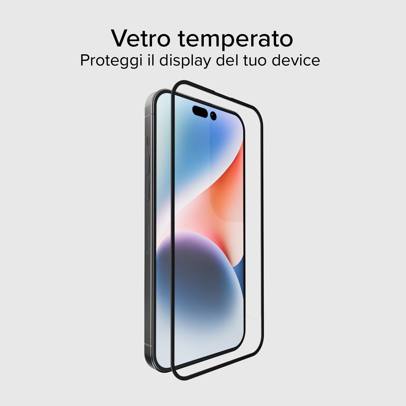 Glass screen protector Full Cover per iPhone 15 Plus