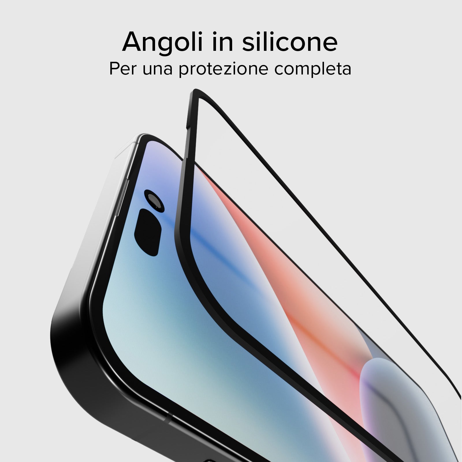 Glass screen protector Full Cover per iPhone 15 Plus