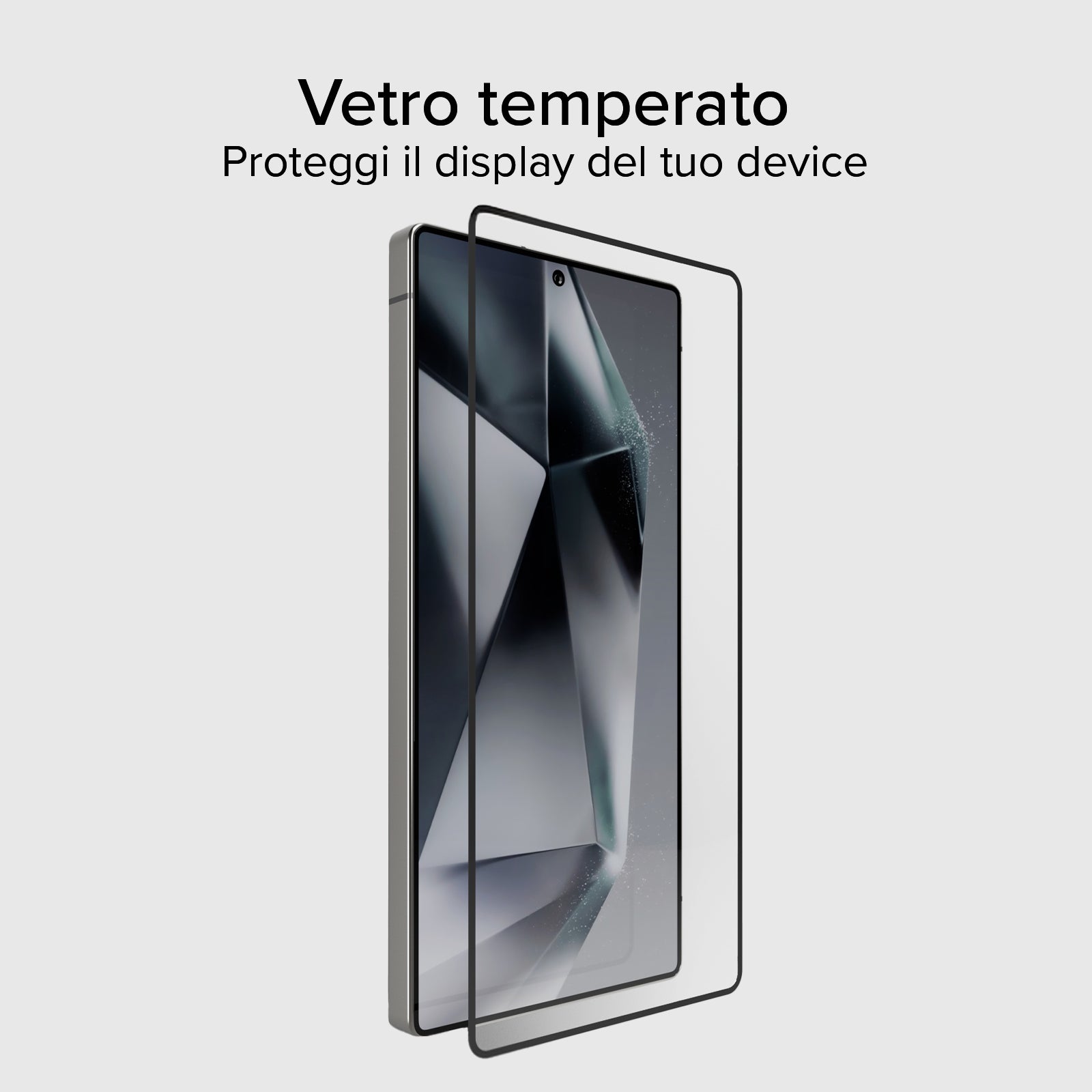 Glass screen protector Full Cover per Samsung Galaxy S25 Ultra