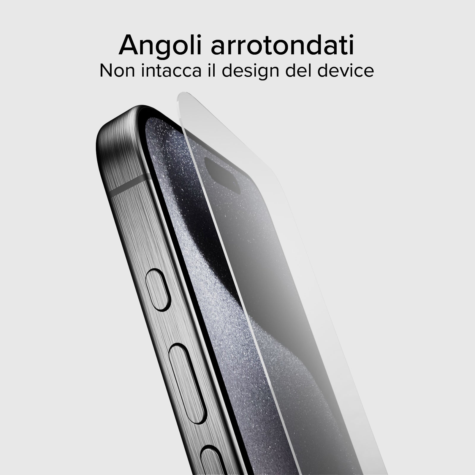 Glass screen protector per iPhone 15 Pro