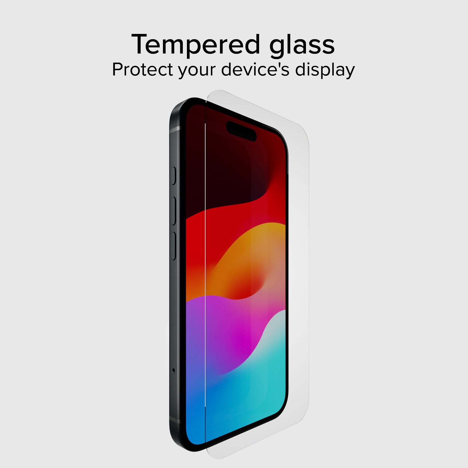 Protection écran en verre pour iPhone 15 Plus/16 Plus