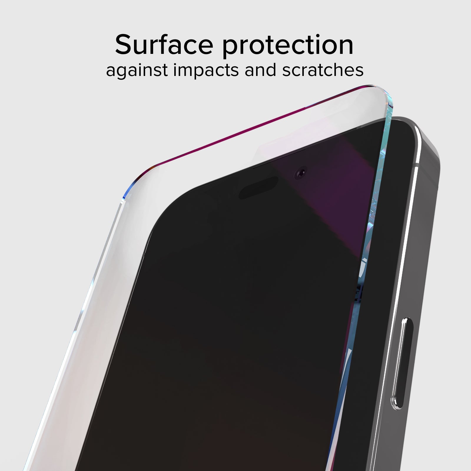 Protection écran écologique en matériaux recyclés pour iPhone 15 Pro