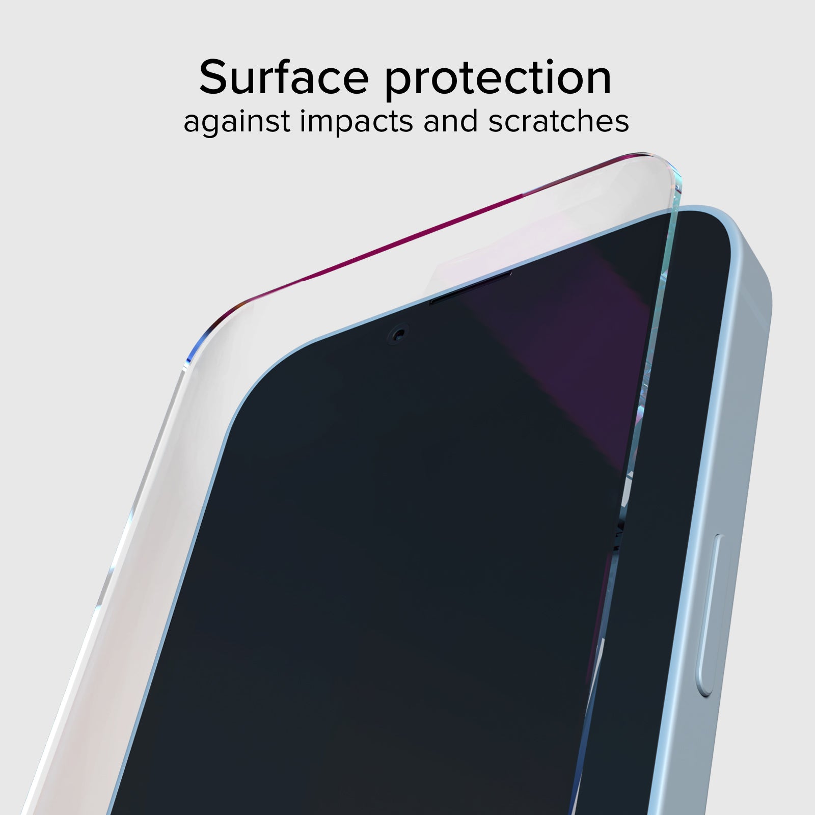 Vetrino eco-sostenibile in materiali riciclati per iPhone 15