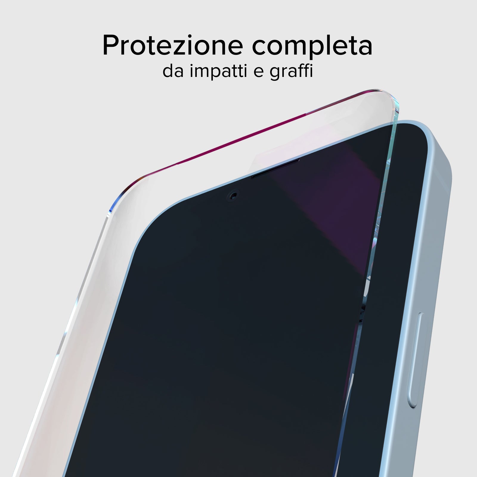 Vetrino eco-sostenibile in materiali riciclati per iPhone 15