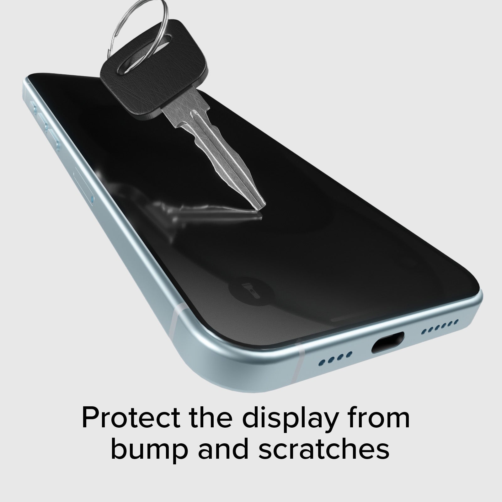 Protection d'écran en verre Full Cover Privacy pour iPhone 15 Plus