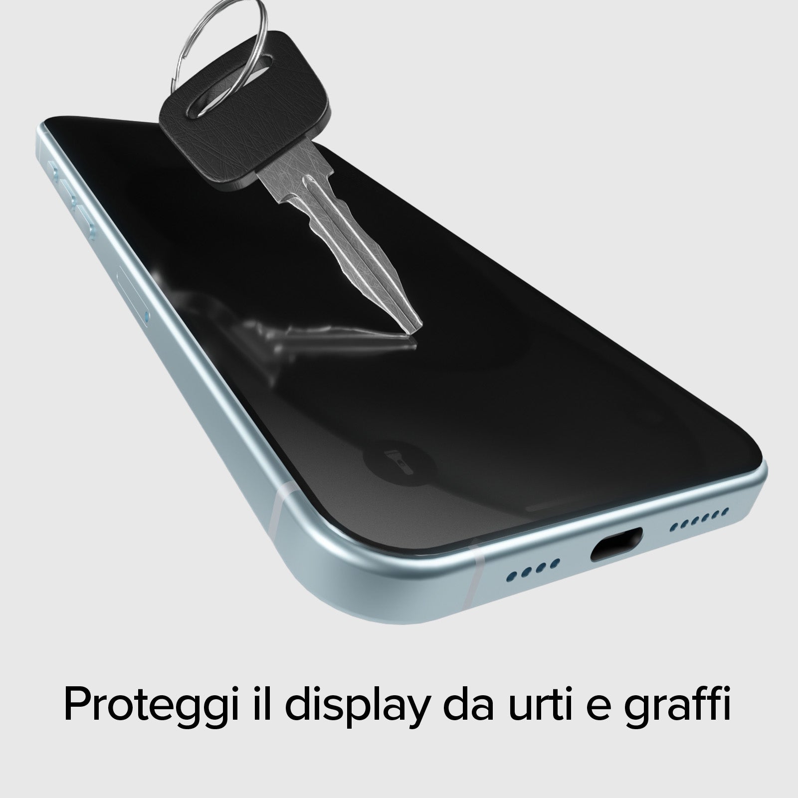 Protection d'écran en verre Full Cover Privacy pour iPhone 15 Plus