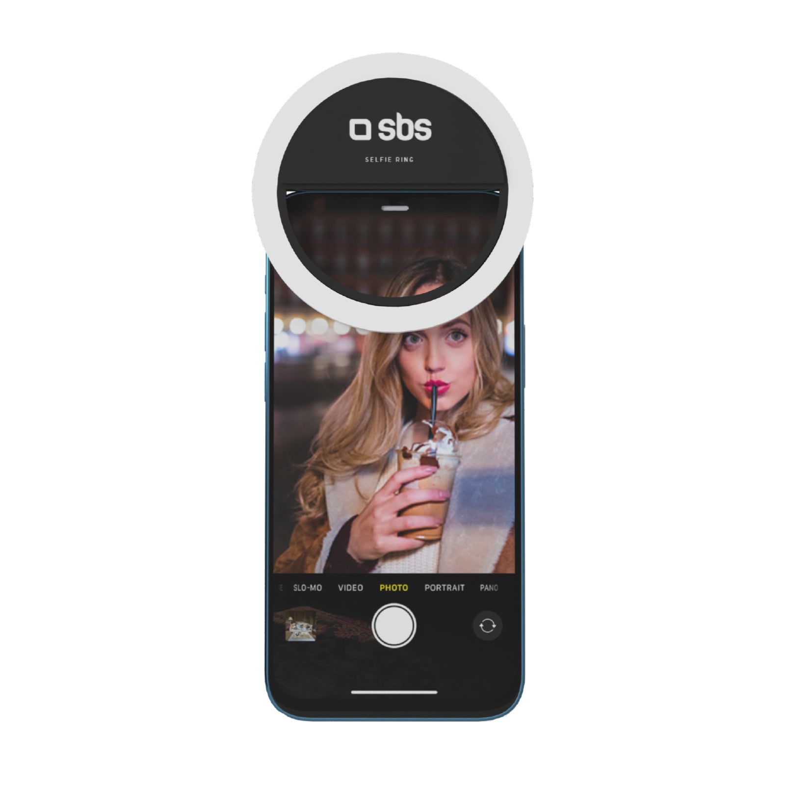 Anello LED universale con clip per video e foto