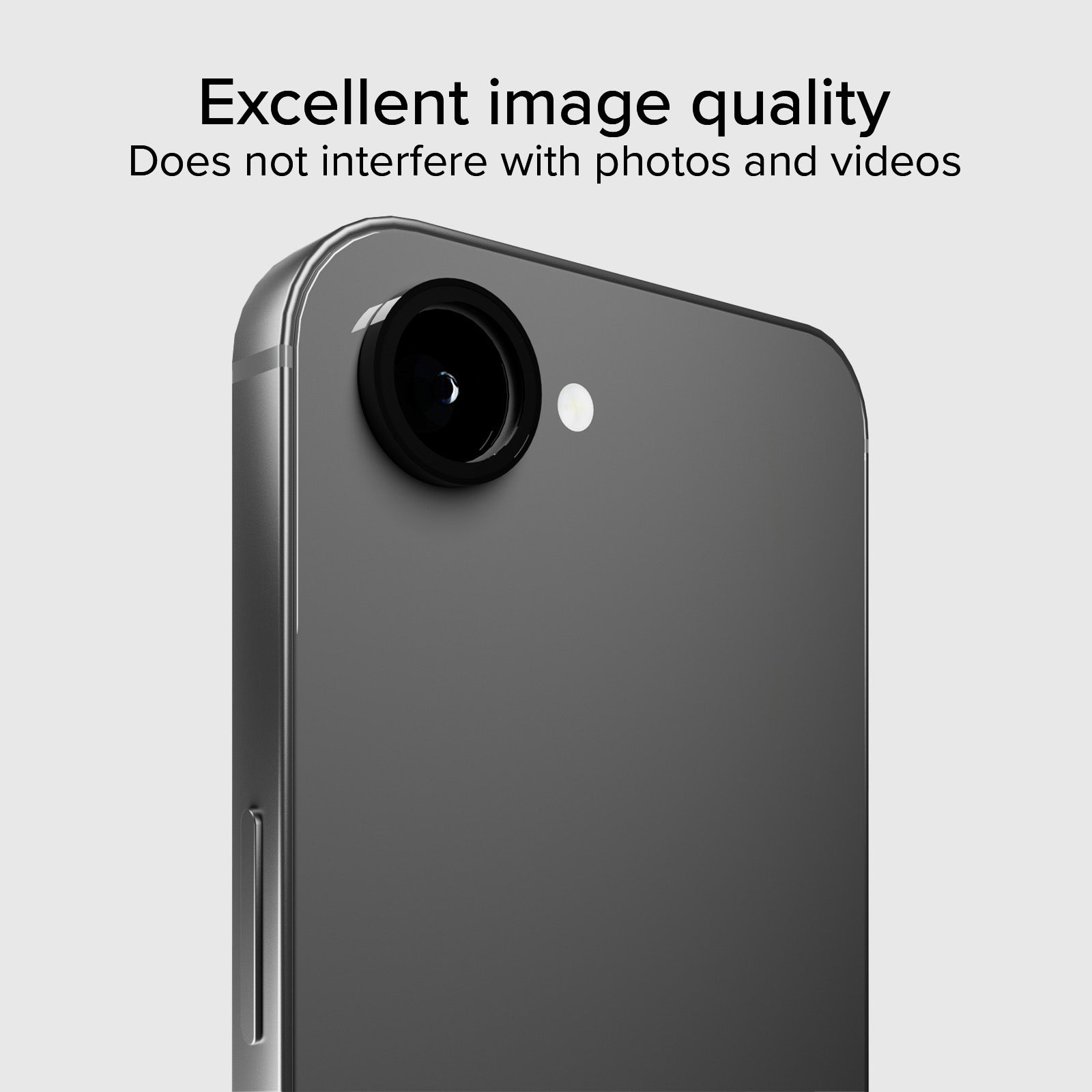 Single protective lenses for camera
