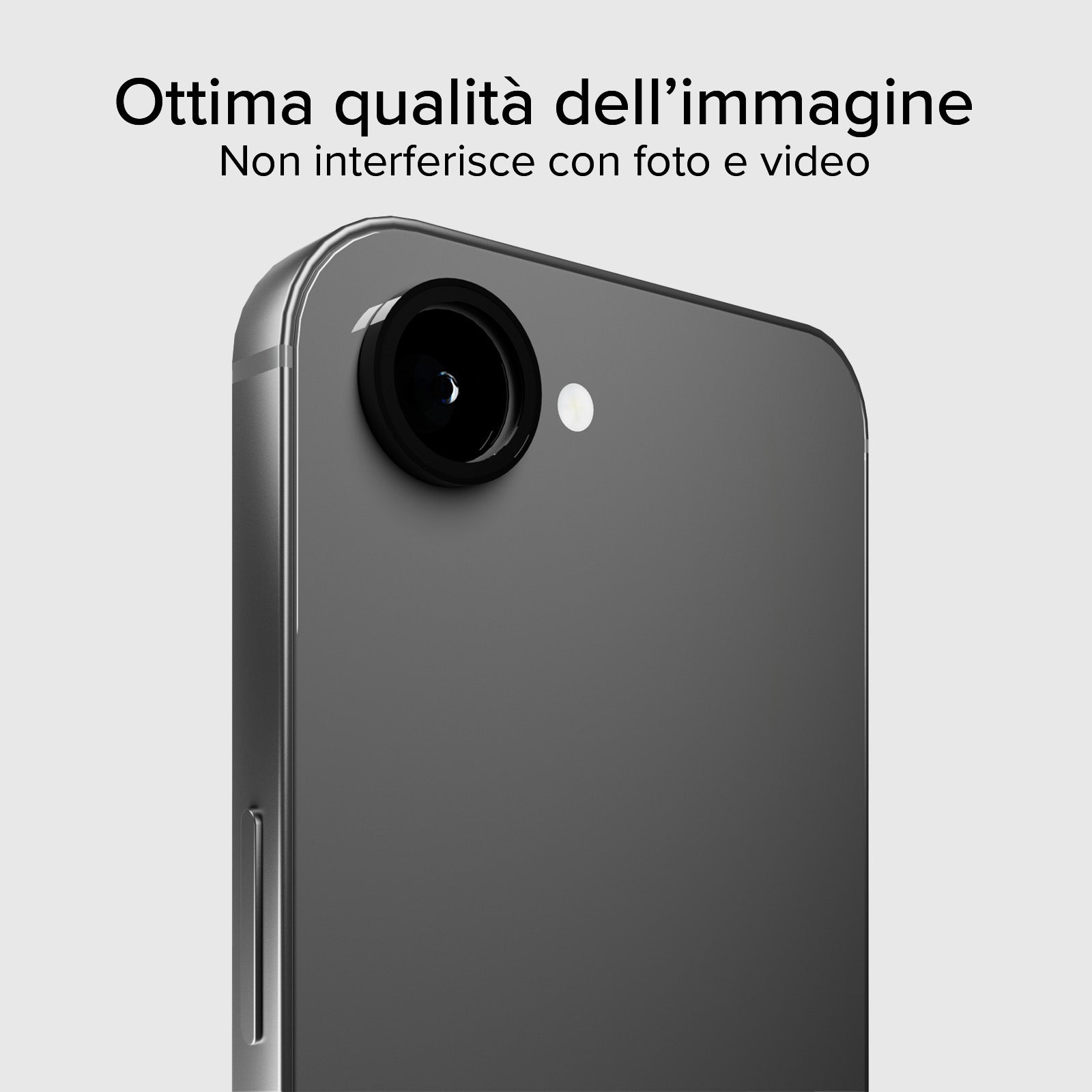Single protective lenses for camera