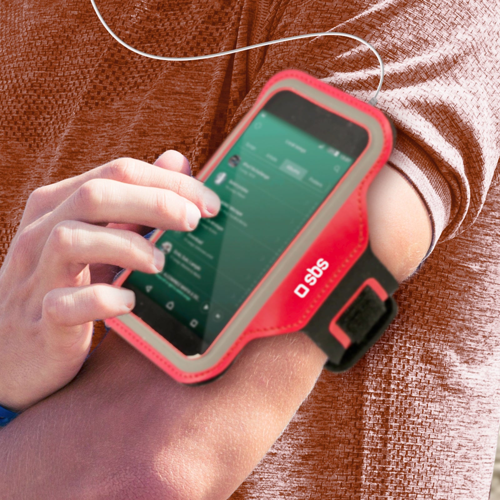 Custodia sportiva da braccio per smartphone fino a 4,5"