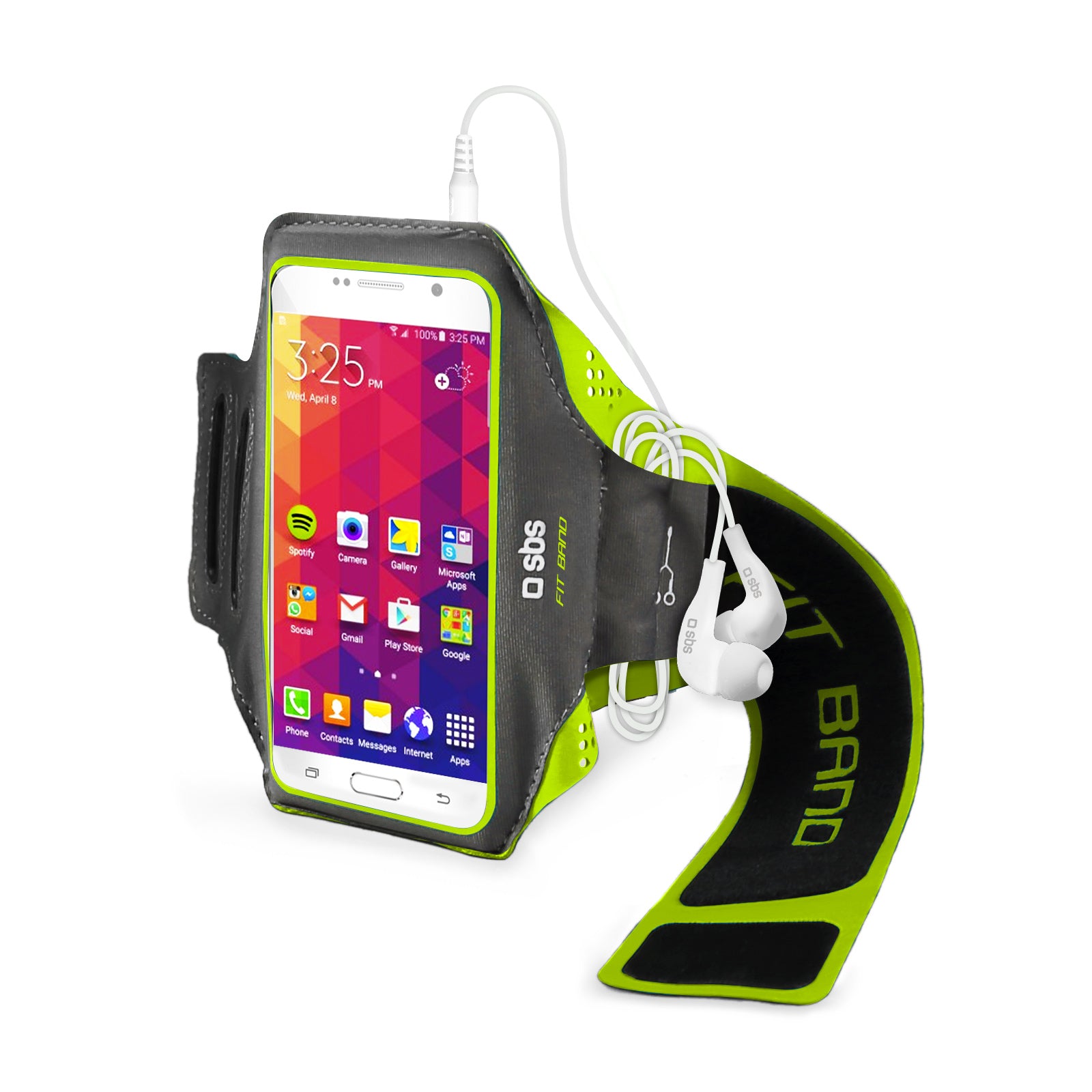 Custodia da braccio sportiva per smartphone fino a 5"