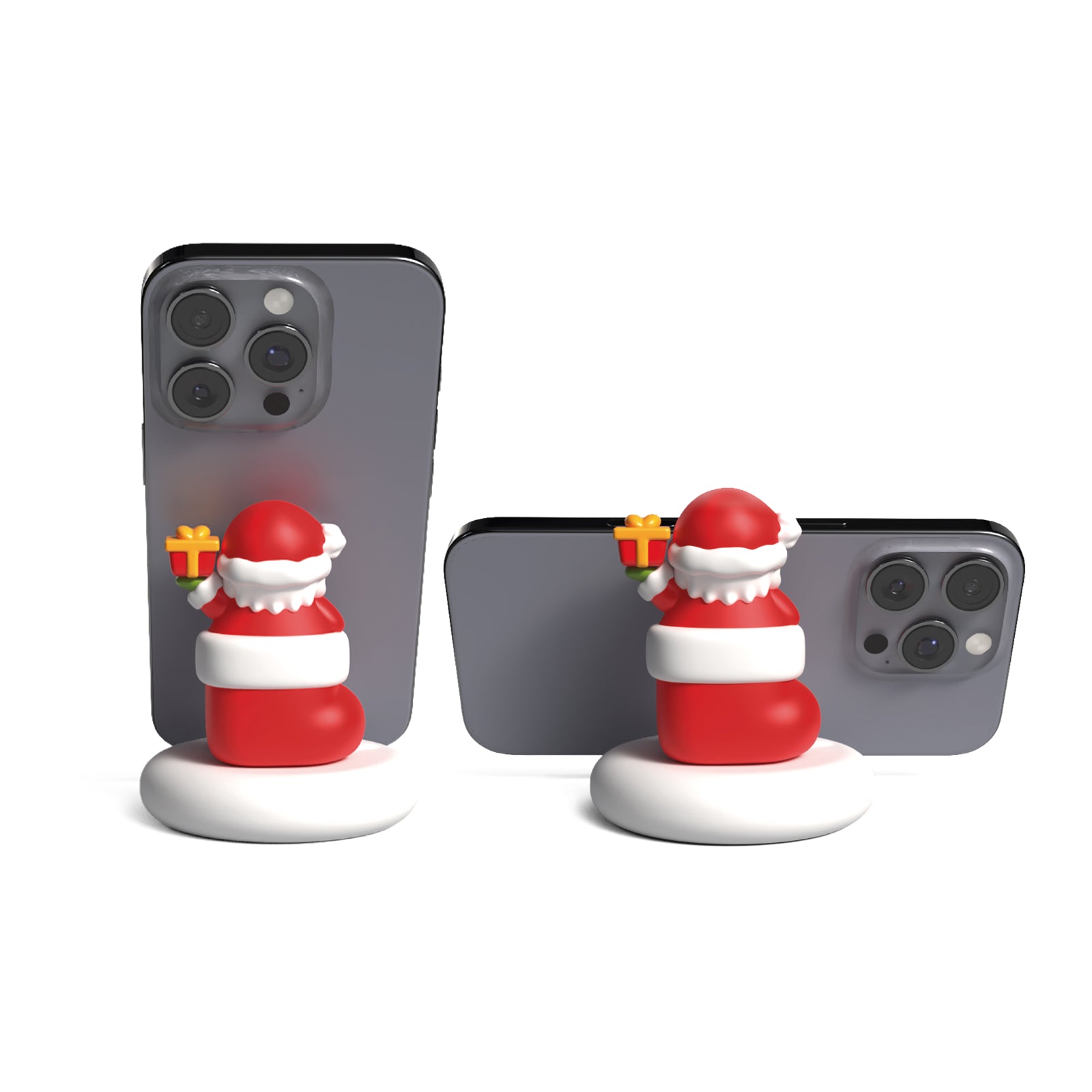  Support téléphone coulissant motif Père Noël