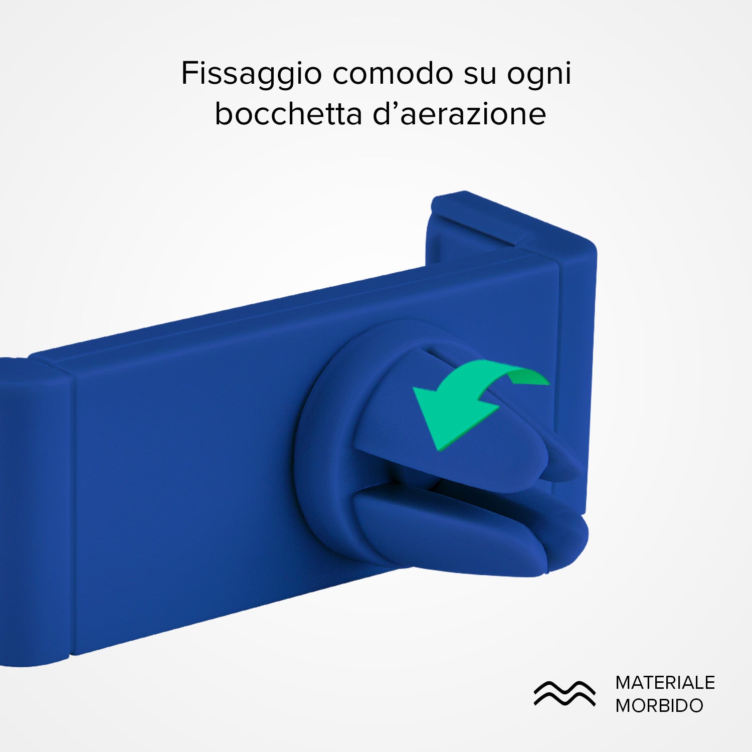 Soporte de auto para smartphone de hasta 80 mm