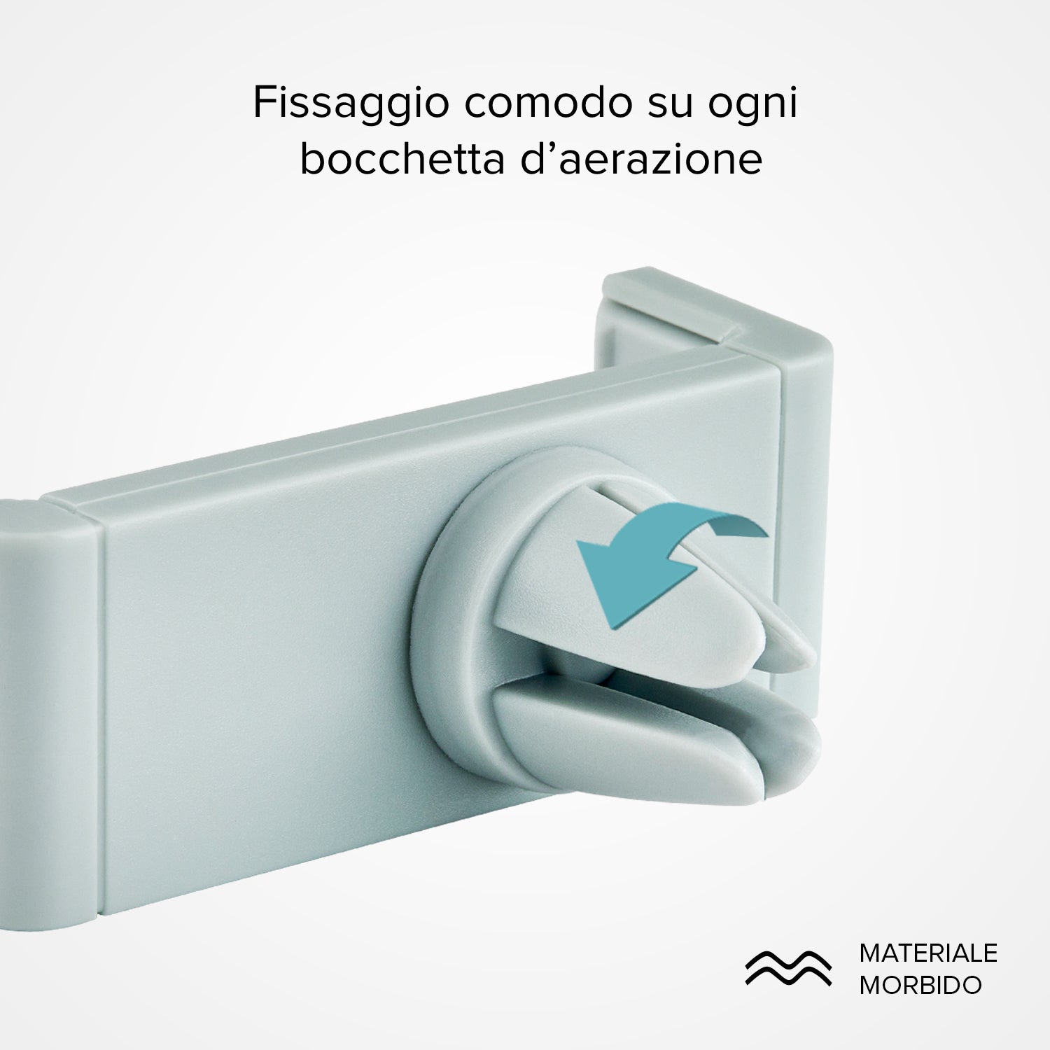 Soporte de auto para smartphone de hasta 80 mm