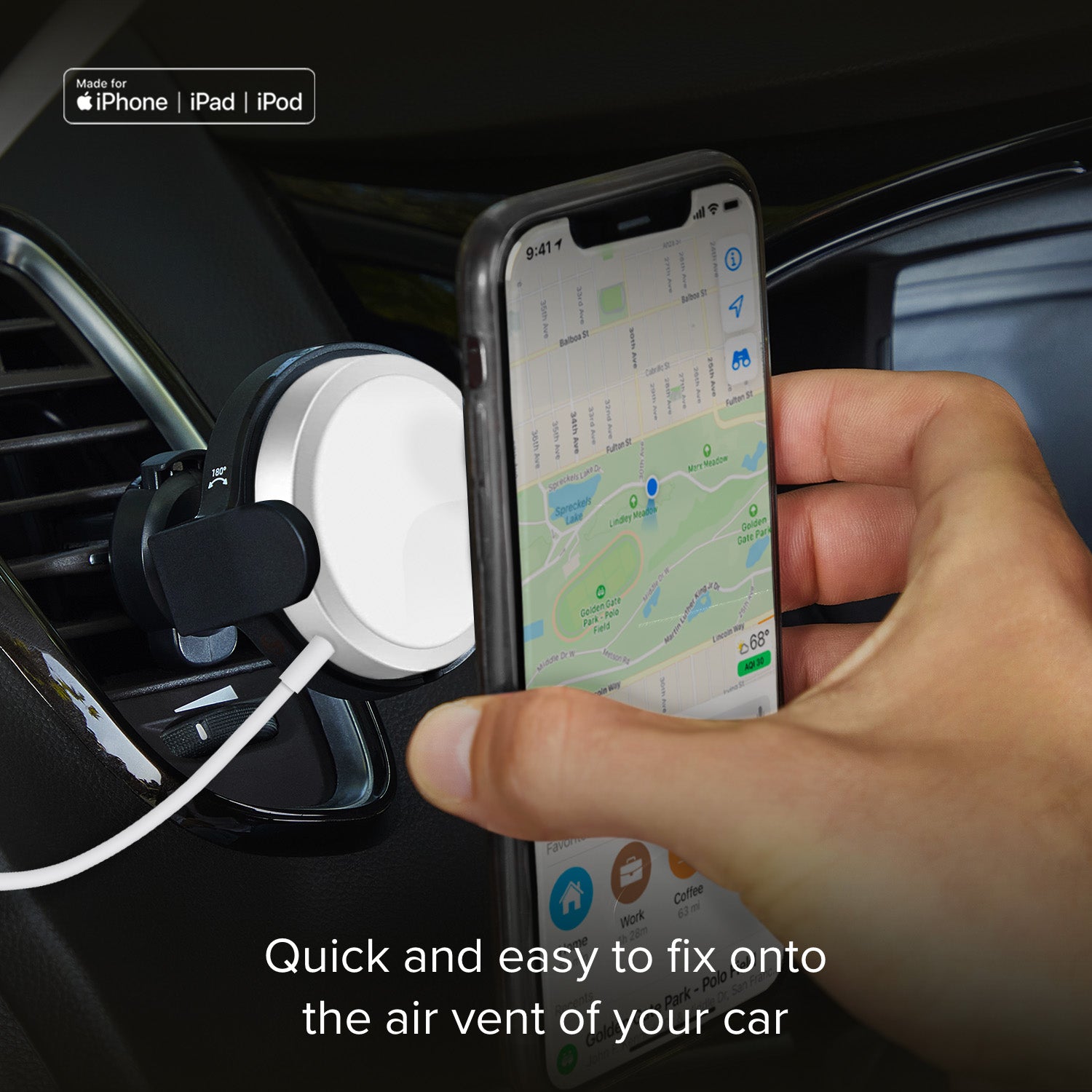 Autohalterung kompatibel mit Magsafe-Ladegerät