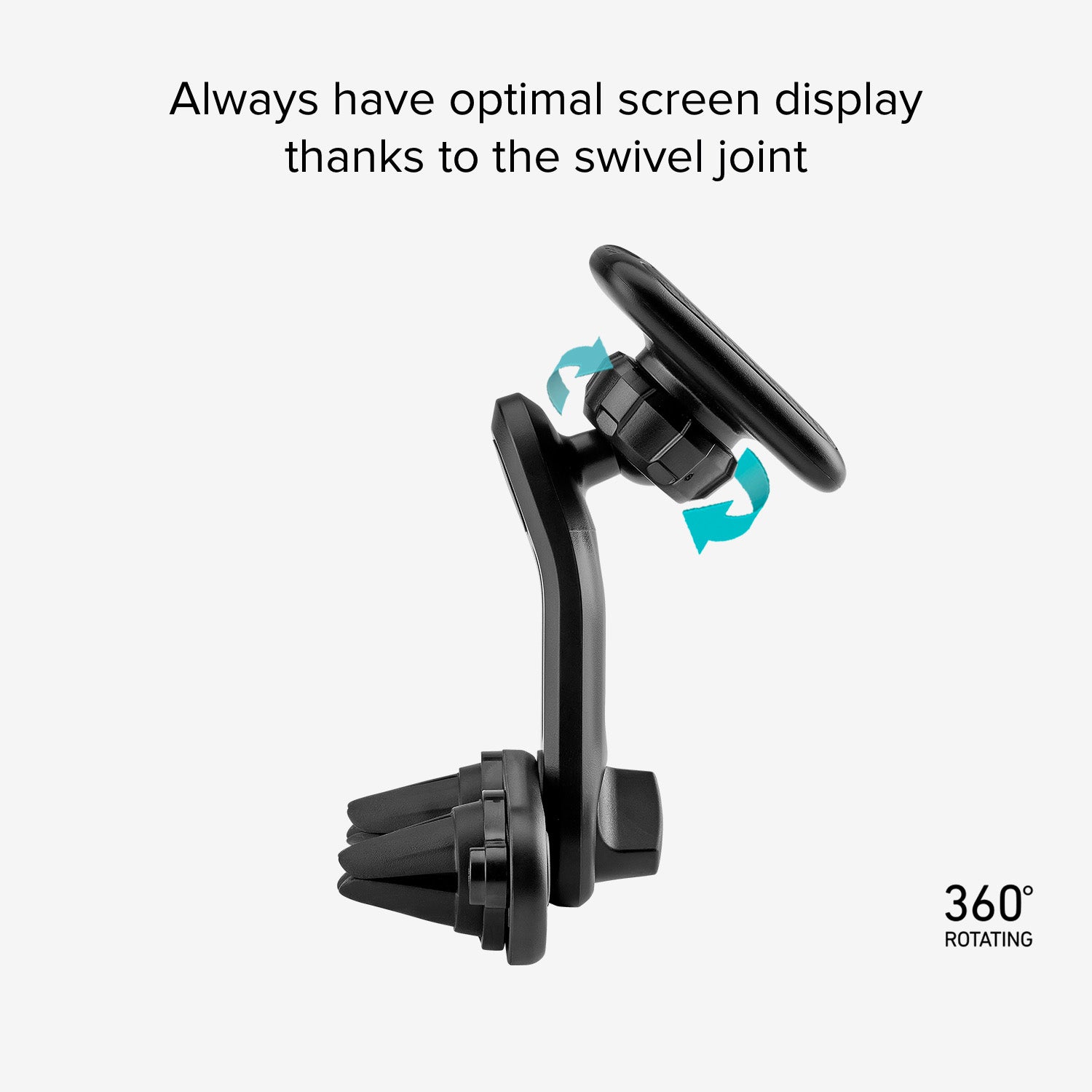 Alaska - Supporto auto magnetico per telefono con fissaggio a doppia clip
