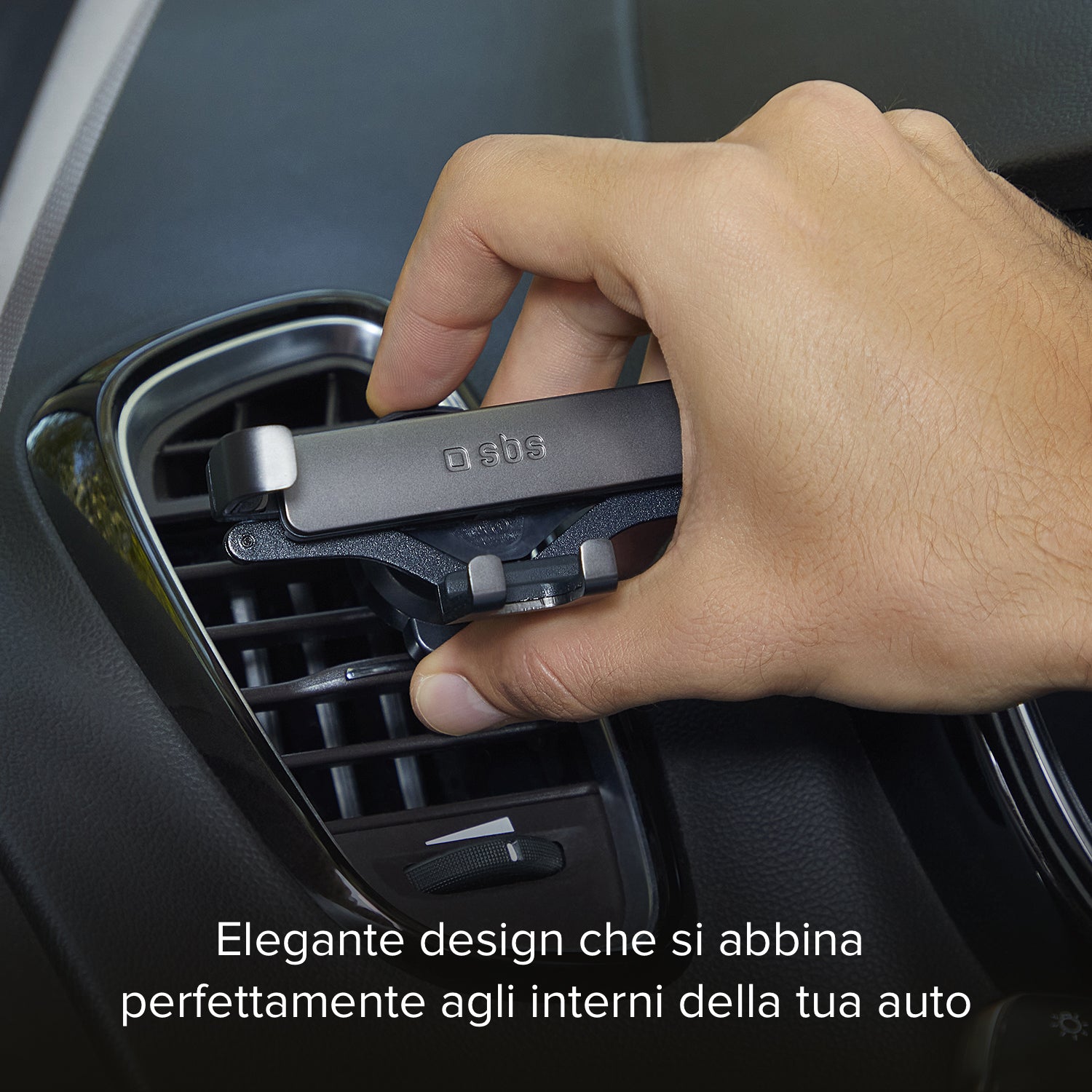 Autohalterung für Smartphone mit automatischem Einrasten