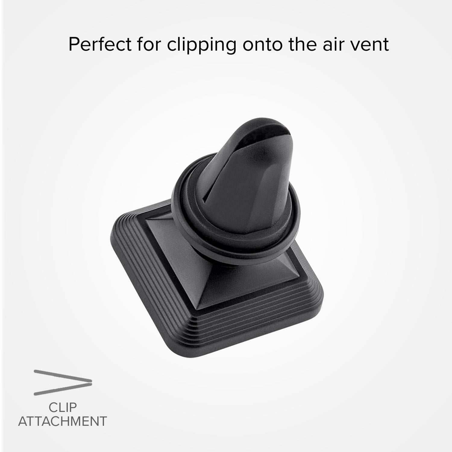 Supporto auto quadrato magnetico per telefono con fissaggio a clip