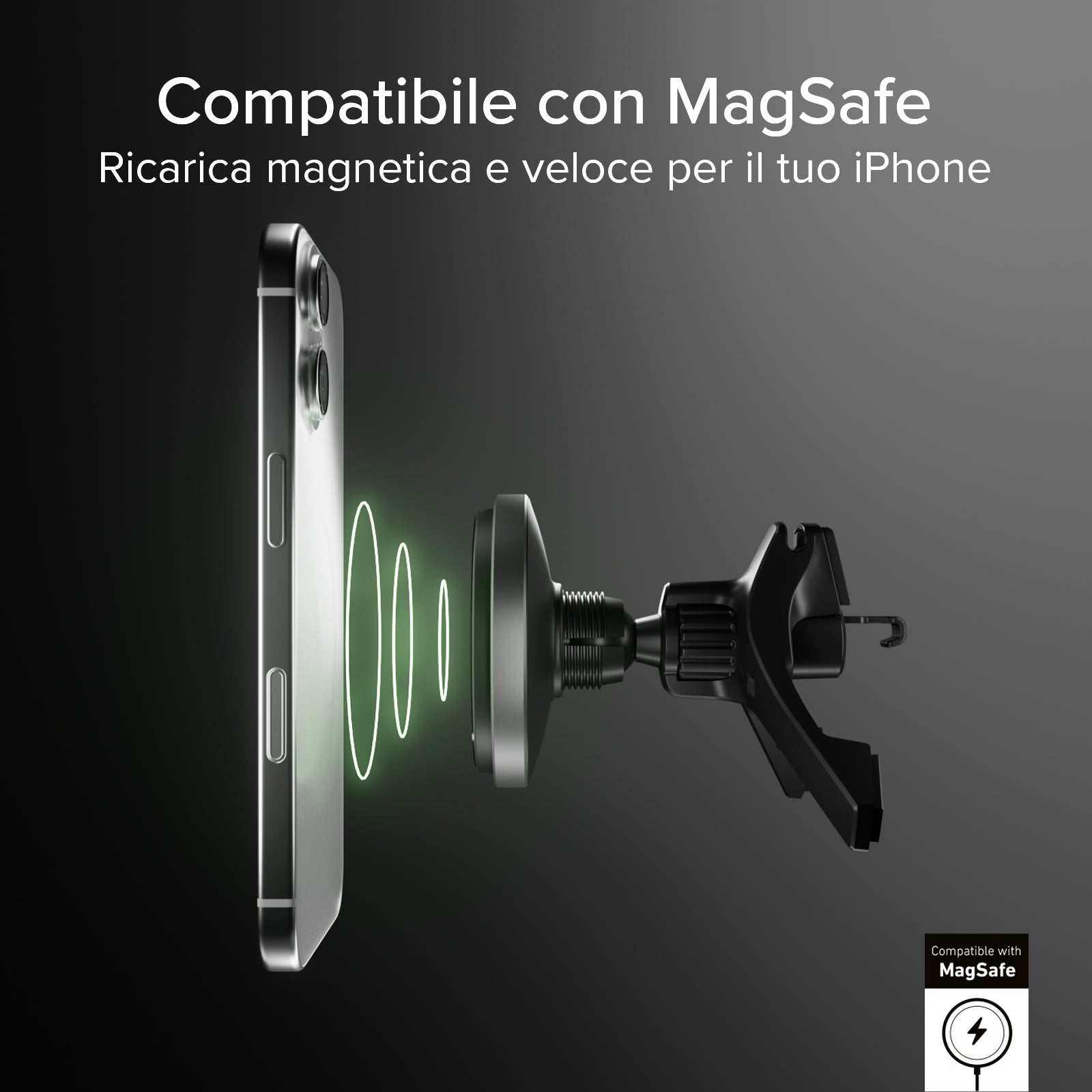 MagSafe Charging Compatible Air Vent Magnetic Mount