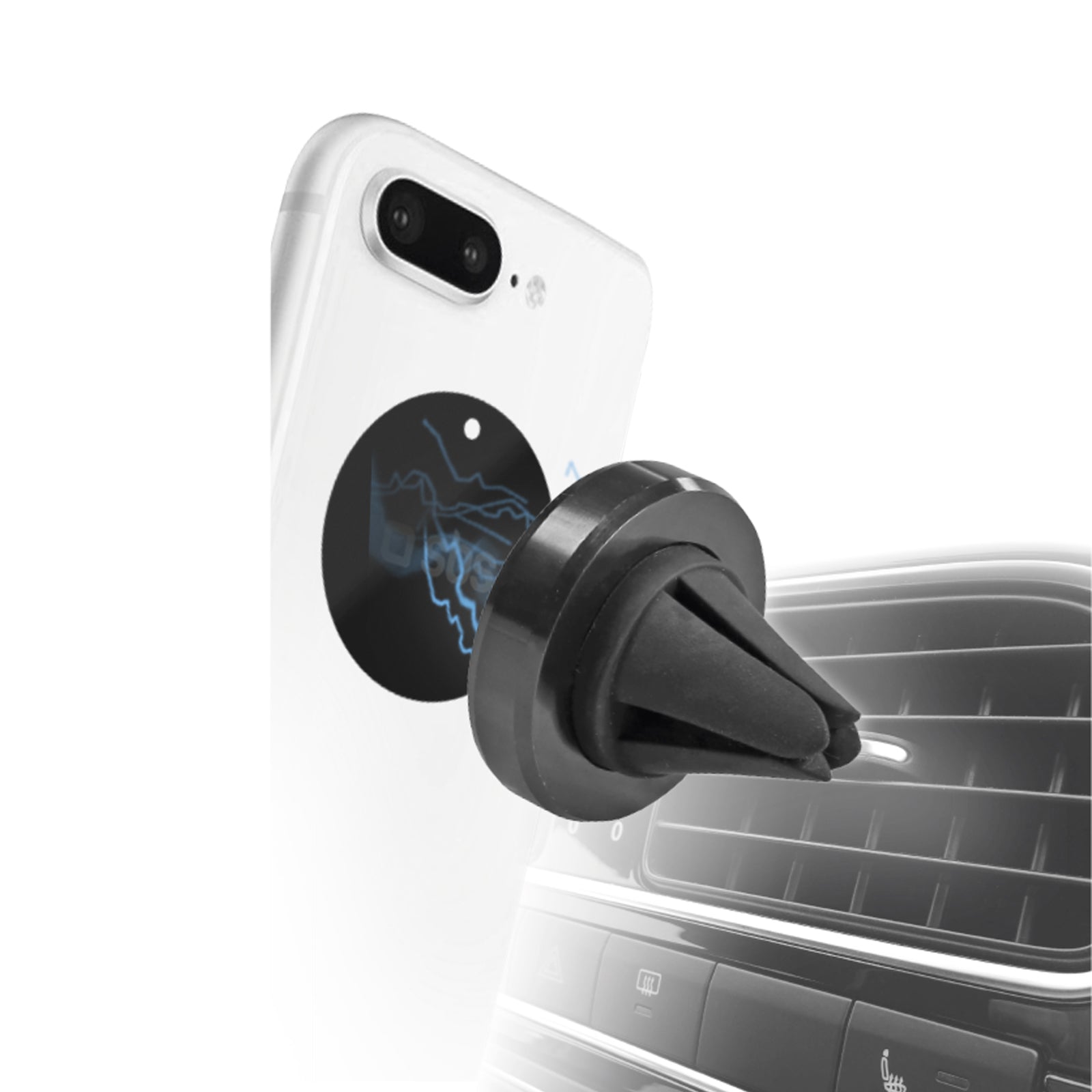 Supporto magnetico per auto Tiny con clip