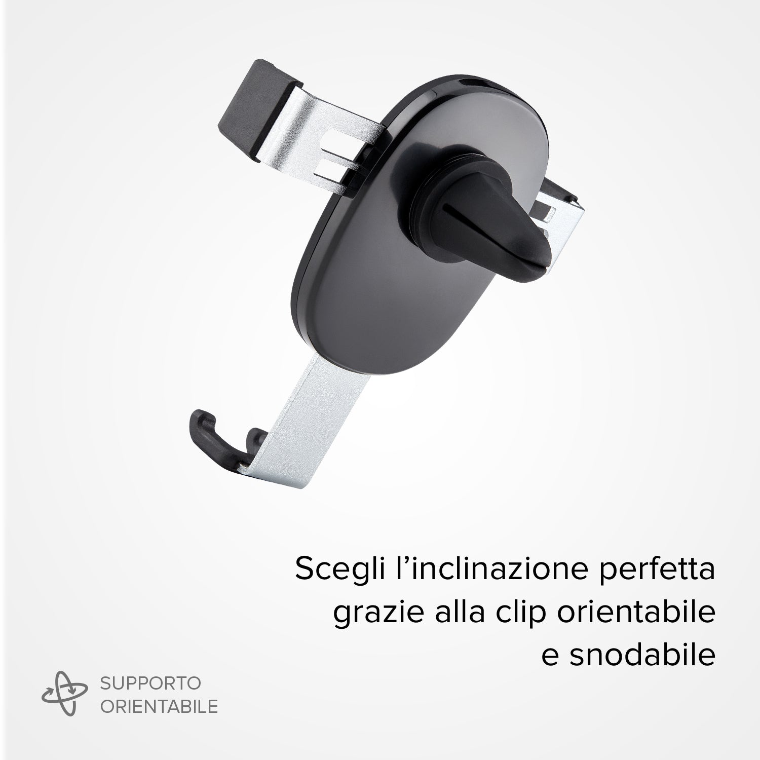 Gravity - Supporto auto per telefono con meccanismo a gravità