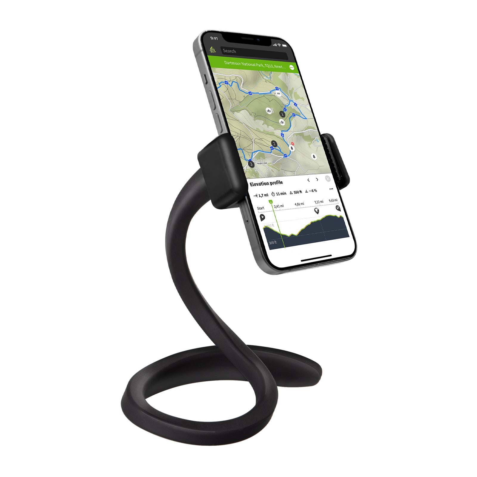 Supporto universale flessibile per smartphone e Action Cam