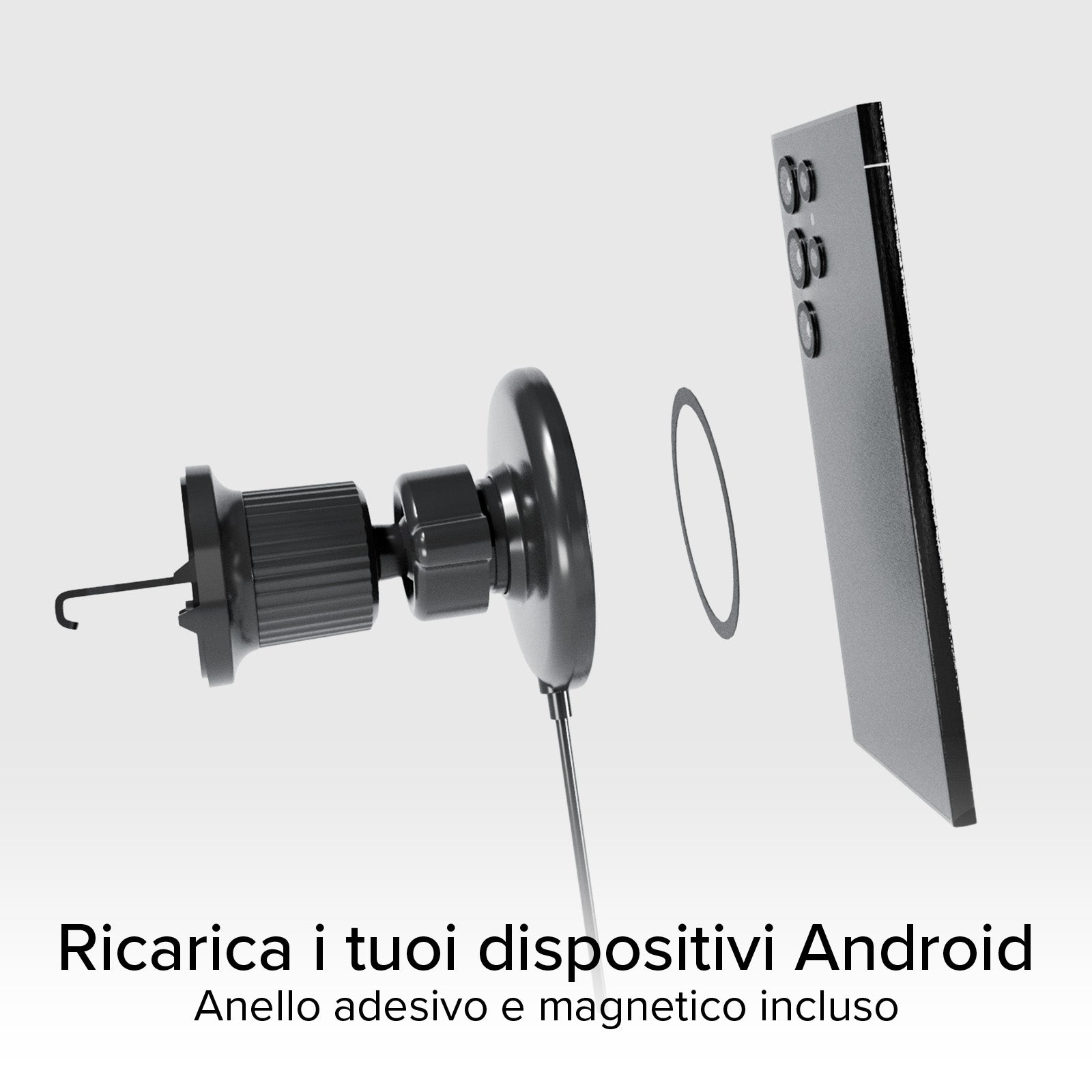 Magsafe-compatible car holder for smartphones