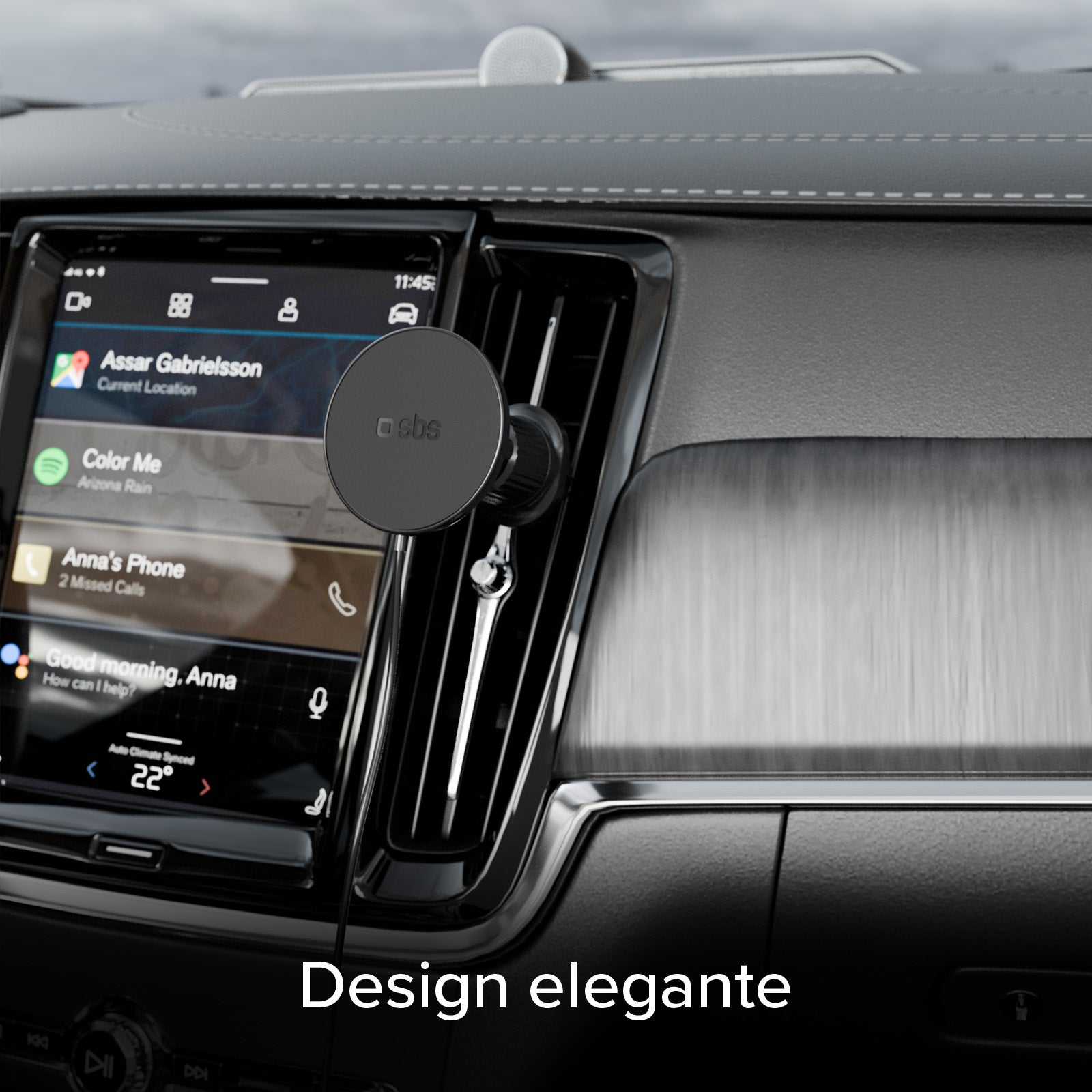 Magsafe-compatible car holder for smartphones