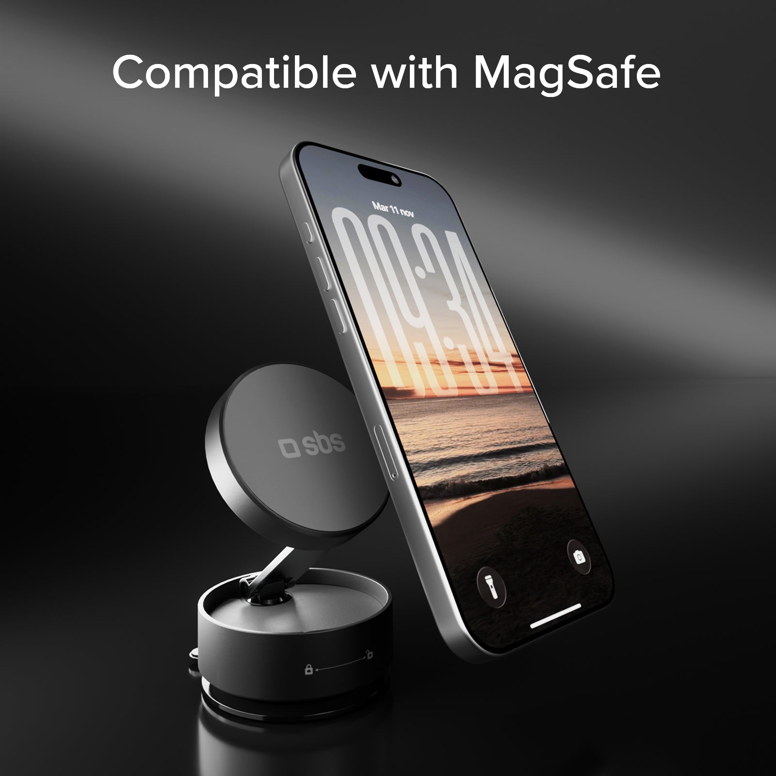 Desktop holder compatible with Magsafe