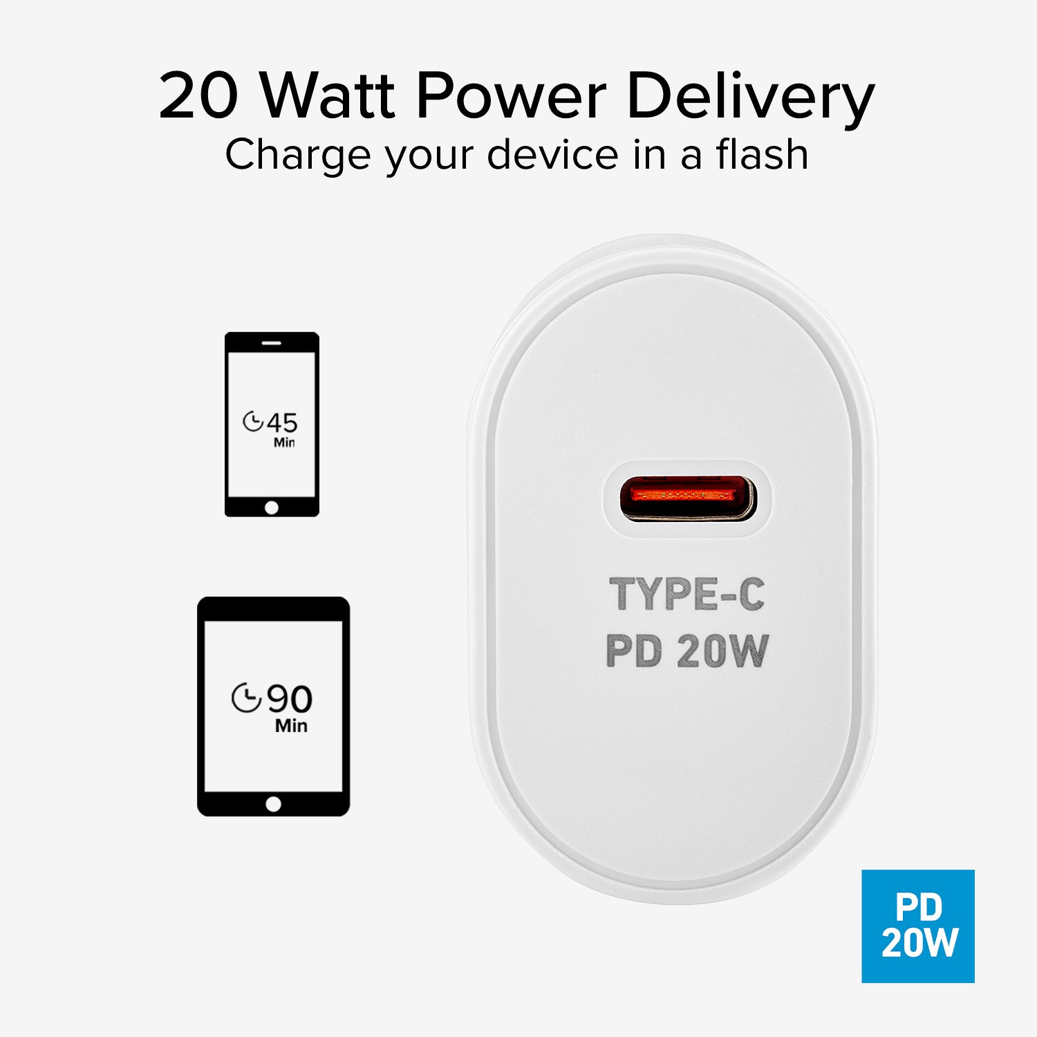 20W Power Delivery Charger, suitable for MacBook Neo