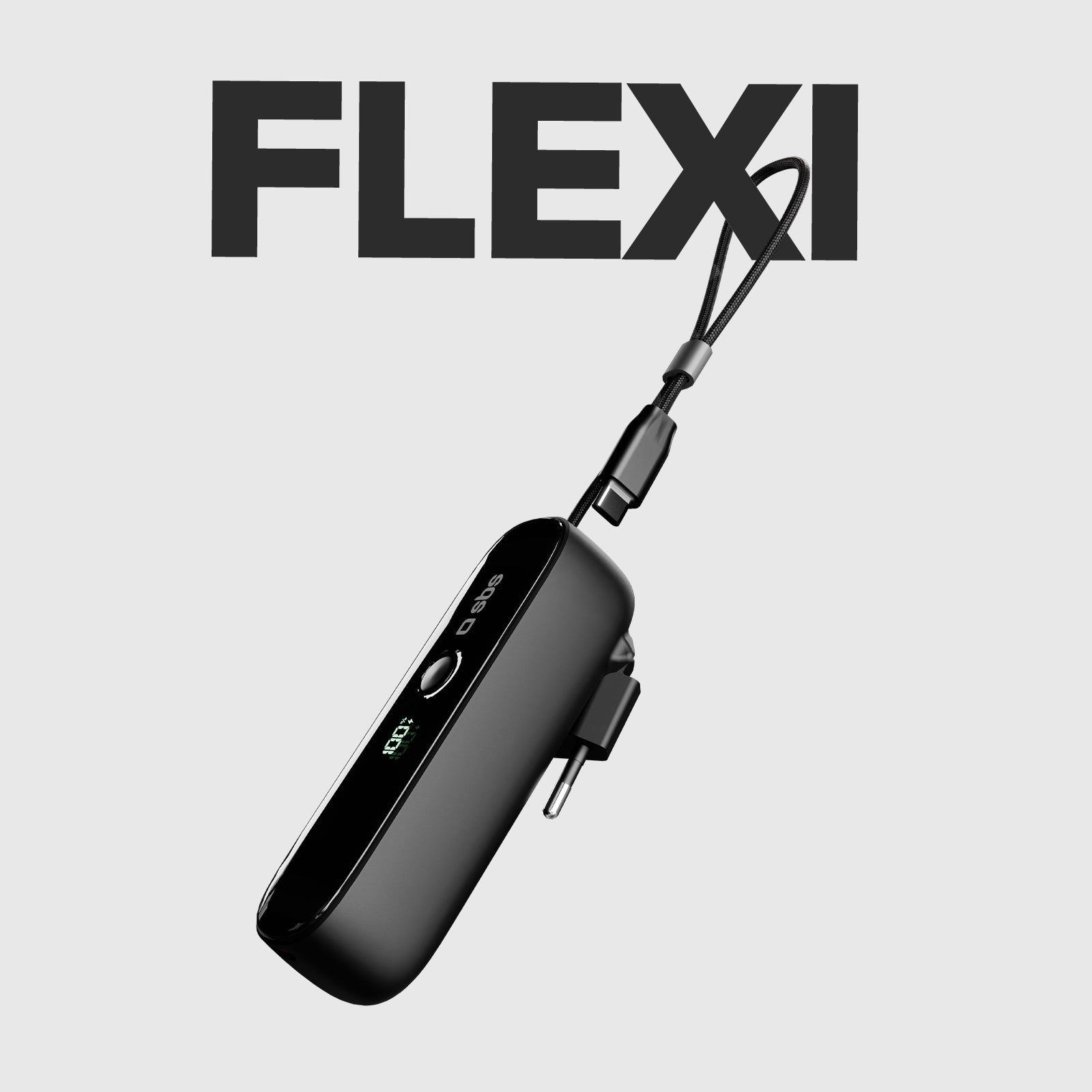 Powerbank Hybride 5000 mAh PD 20 W avec fiche intégrée