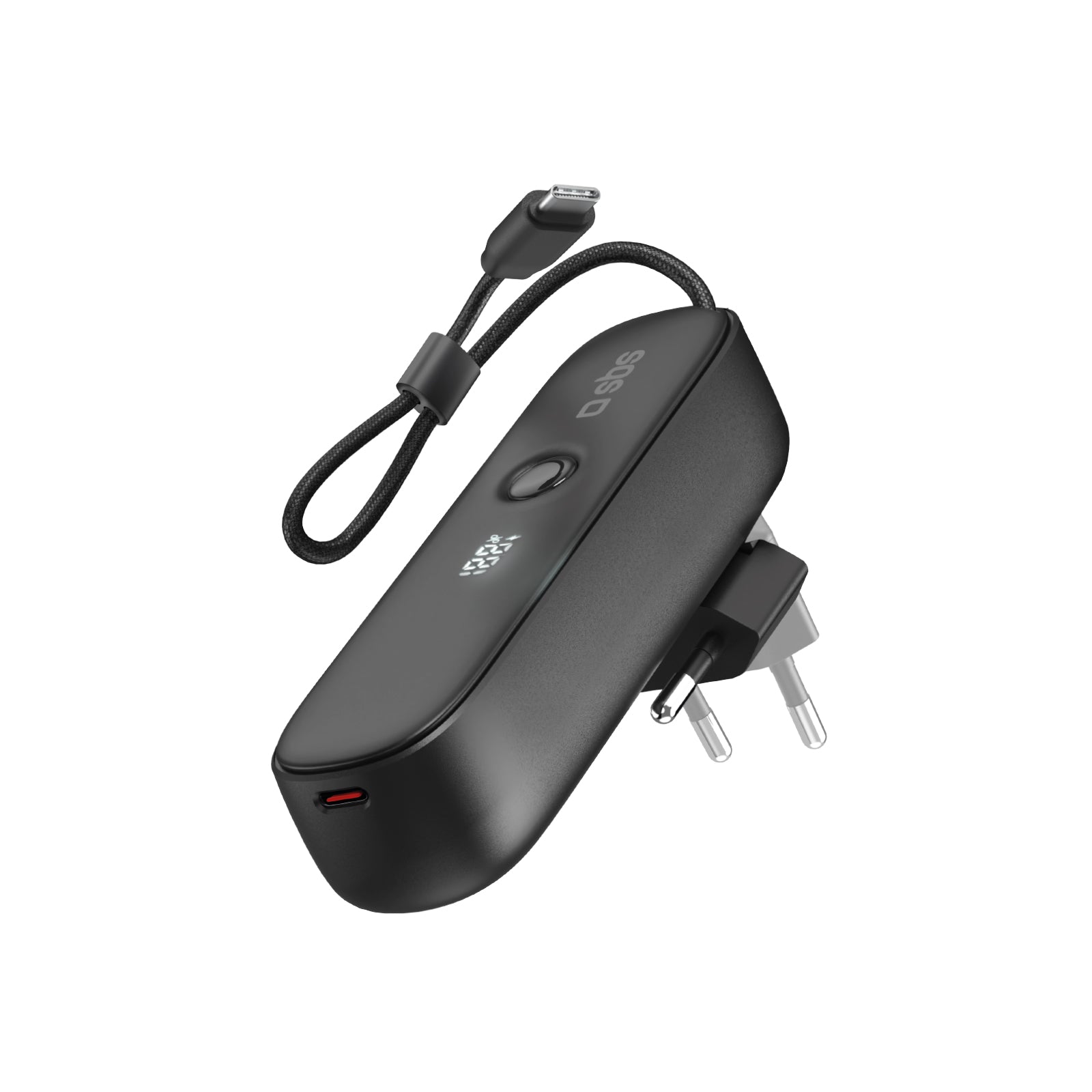 Powerbank Hybrid 5000mAh PD 20W con presa integrata