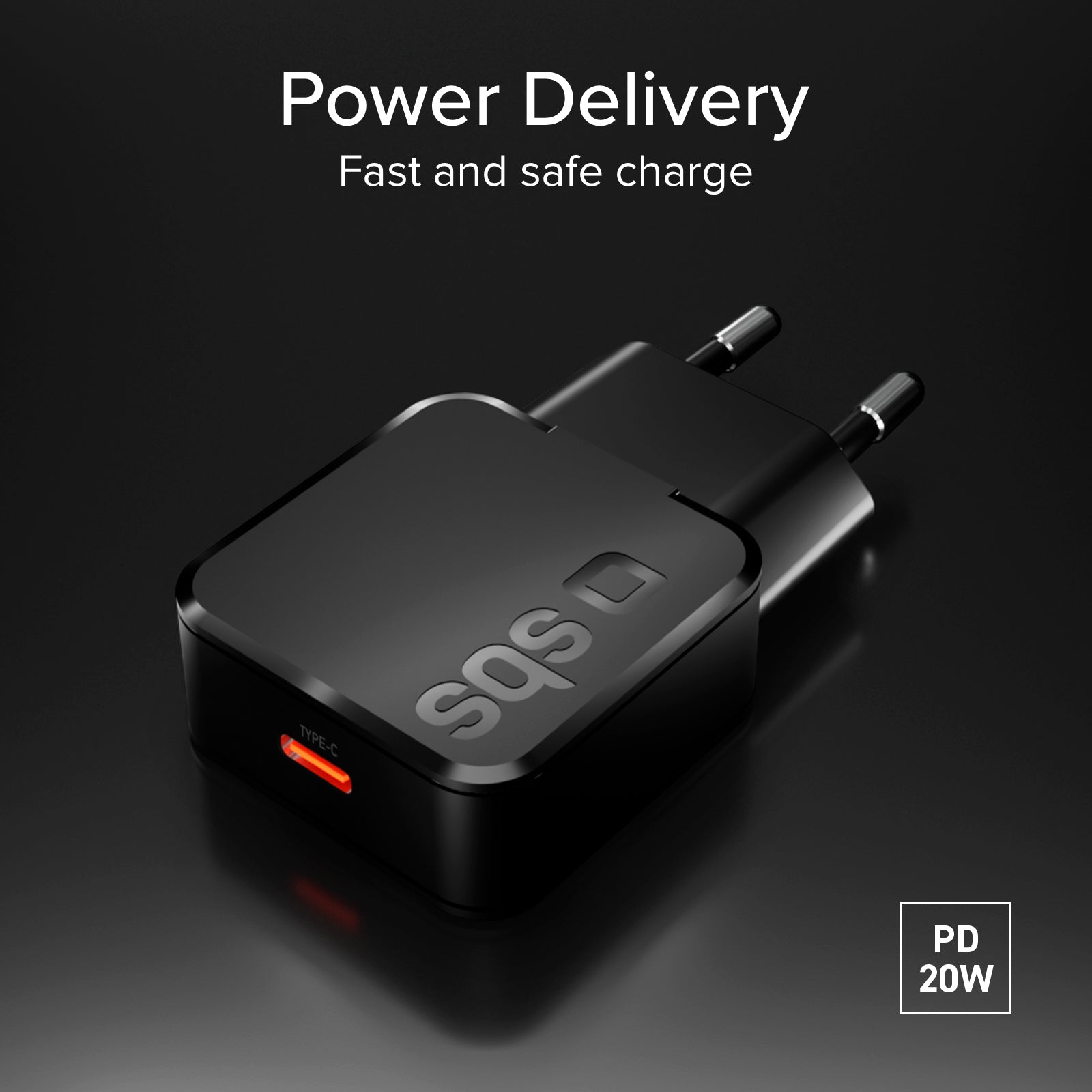 Chargeur mural 20W USB-C Ultra Slim, adapté pour MacBook Neo
