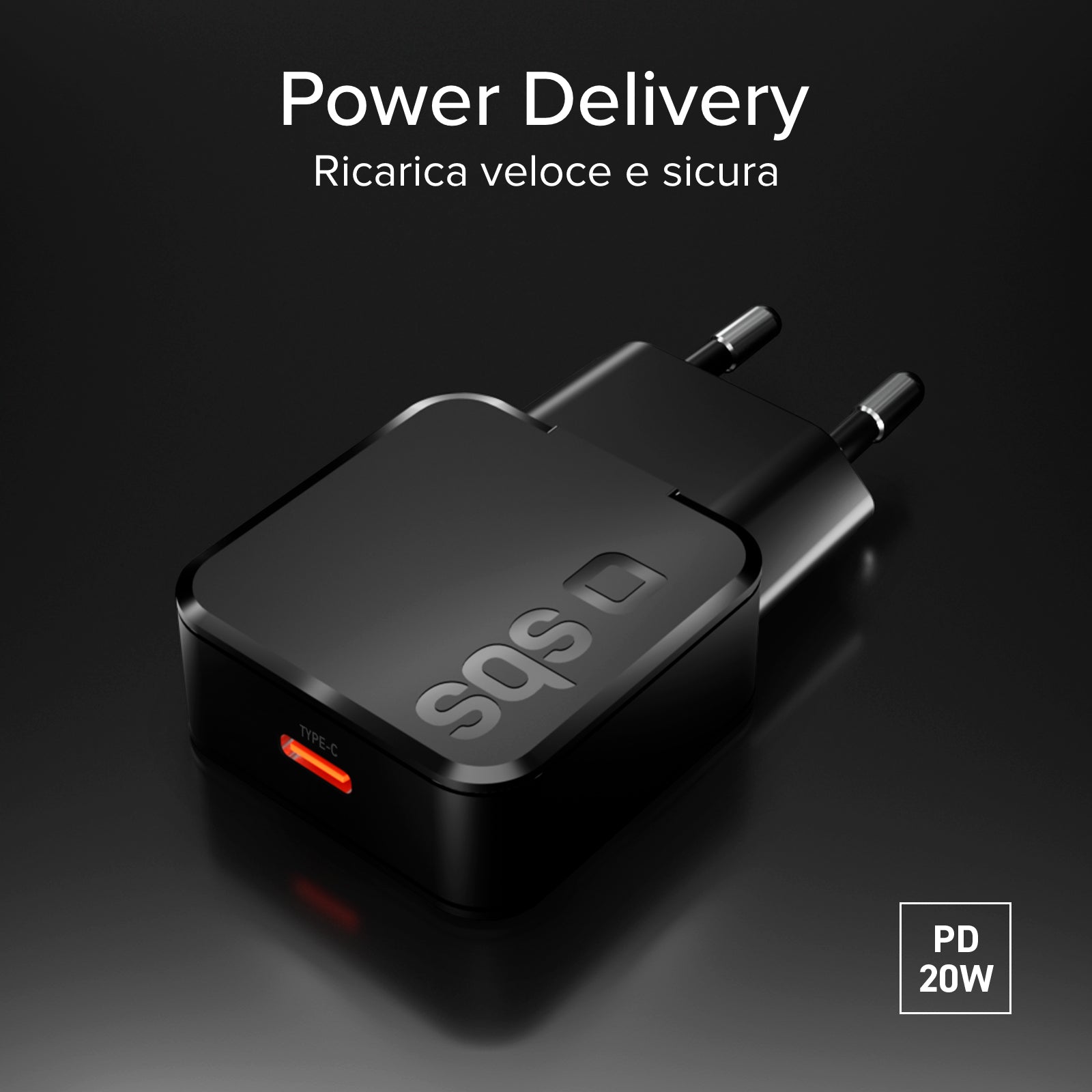 Chargeur mural 20W USB-C Ultra Slim, adapté pour MacBook Neo
