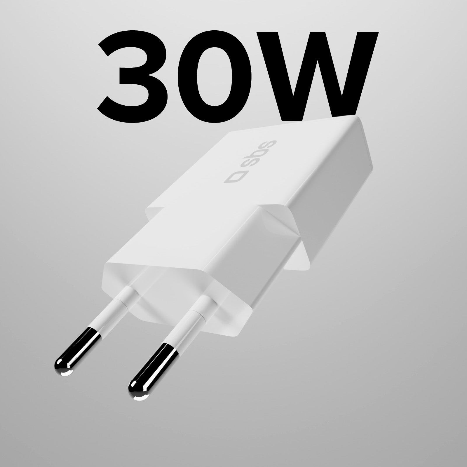 Caricatore caricabatterie 30W Power Delivery ultra slim