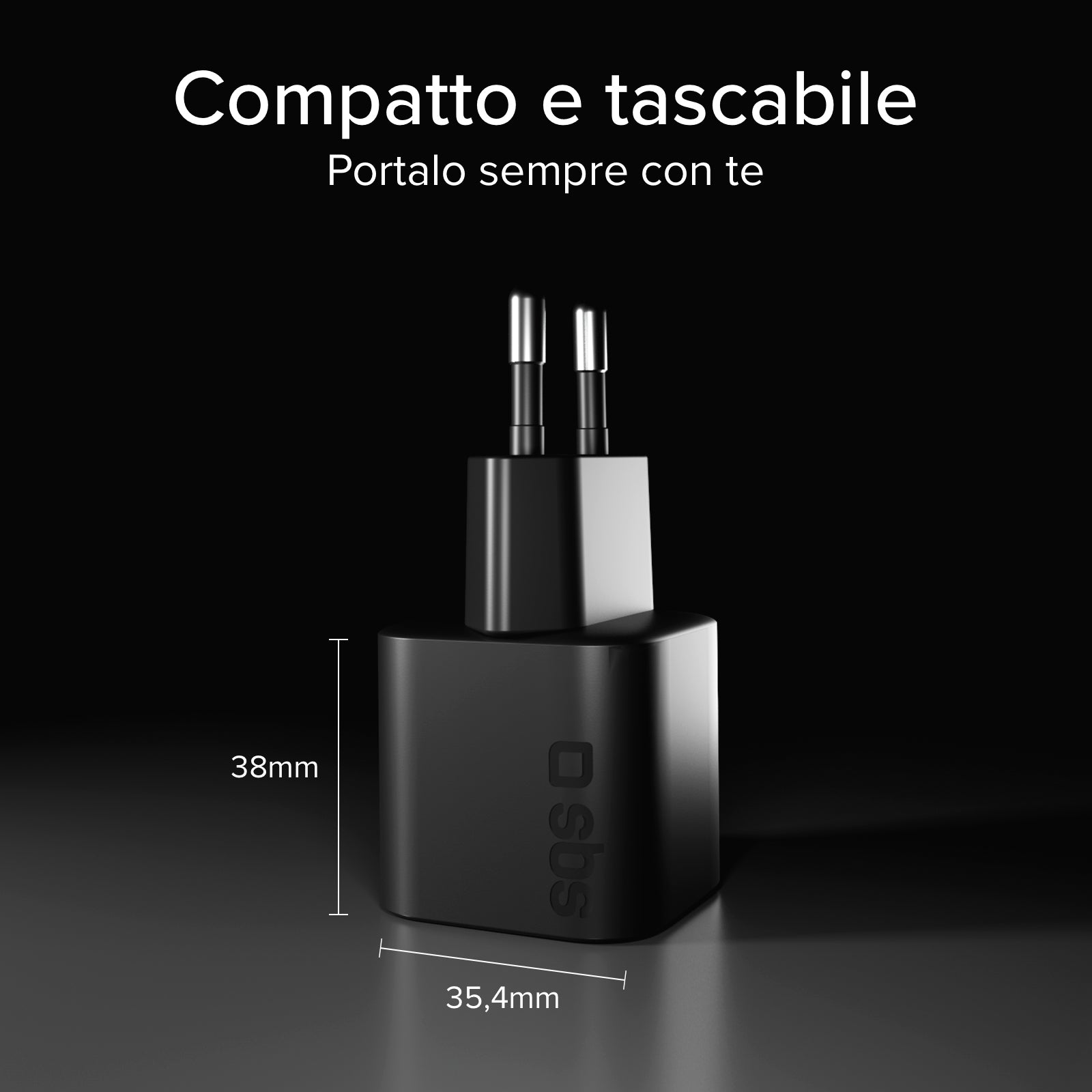 Cargador de pared USB-C 30 W compacto con Power Delivery 3.0 y PPS