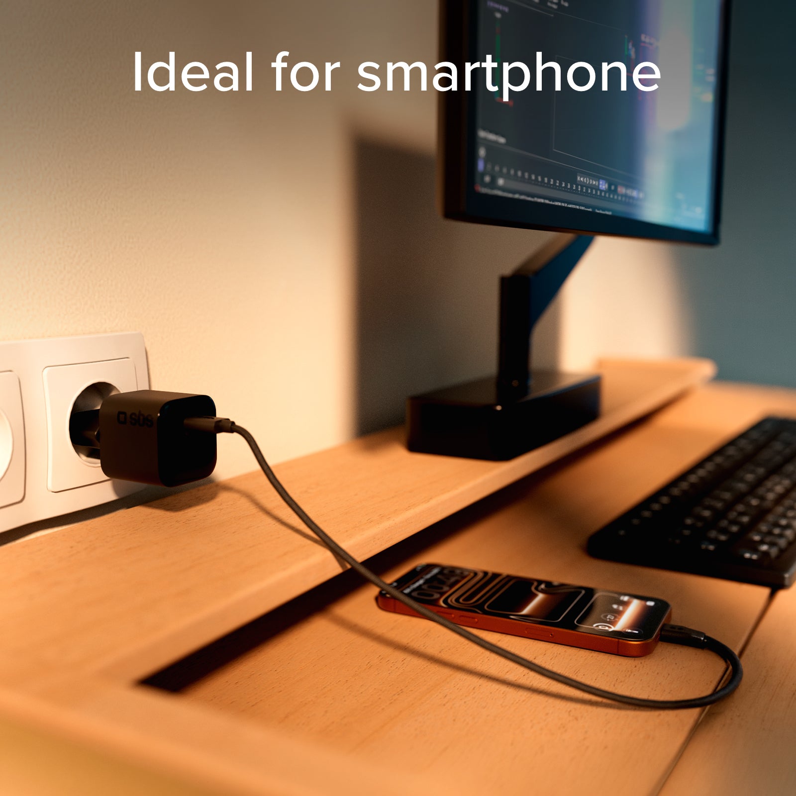Cargador de pared USB-C 30 W compacto con Power Delivery 3.0 y PPS