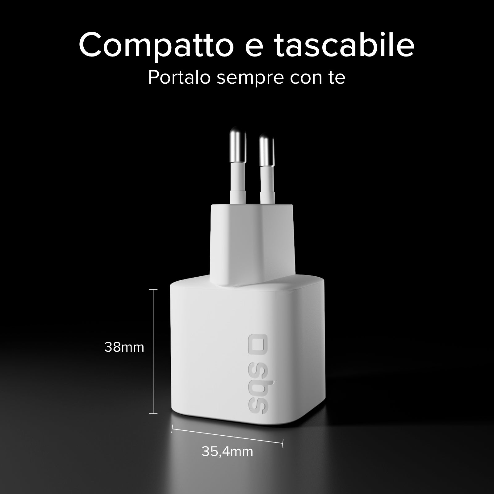 Cargador de pared USB-C 30 W compacto con Power Delivery 3.0 y PPS