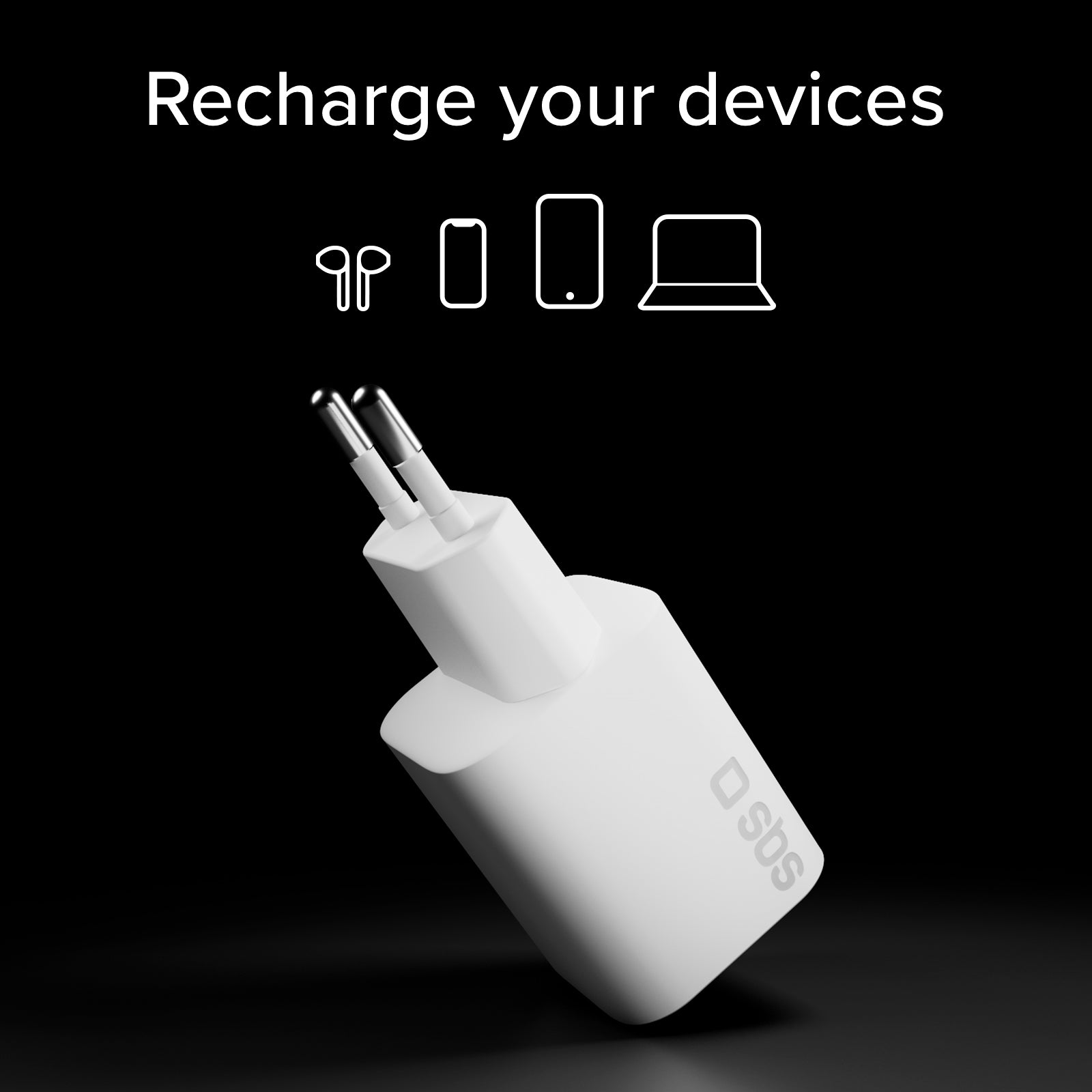 Cargador de pared GaN USB-C de 65 W con Power Delivery 3.0 y fuente de alimentación programable