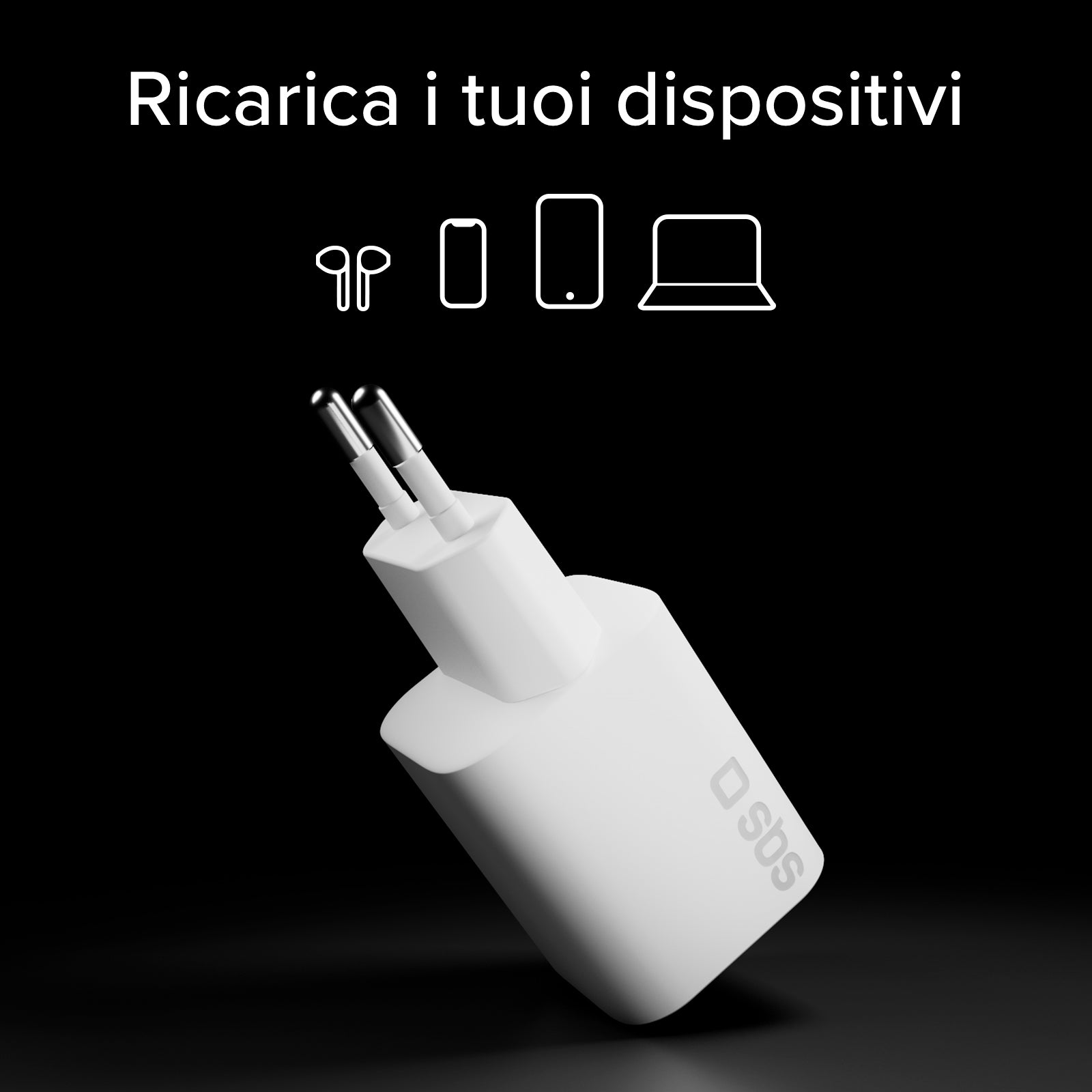 Cargador de pared GaN USB-C de 65 W con Power Delivery 3.0 y fuente de alimentación programable
