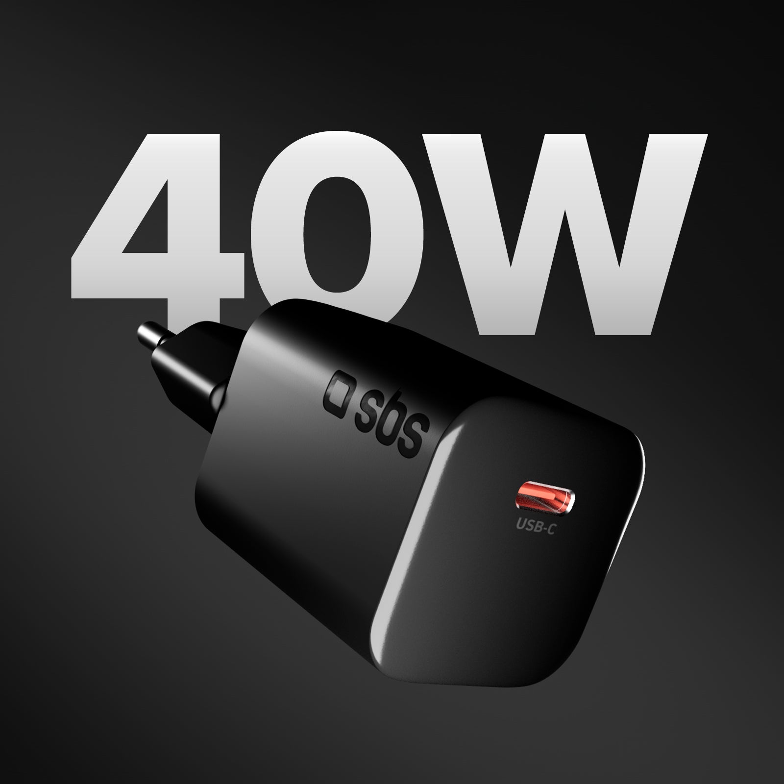 Chargeur mural USB-C 40 W avec Power Delivery 3.0 et AVS