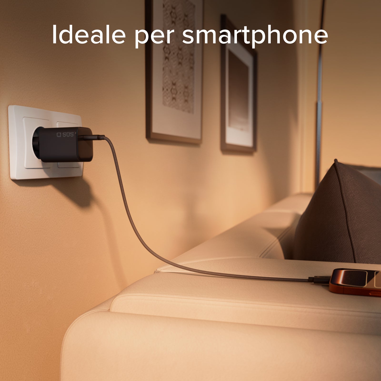 Wandladegerät USB-C mit 40 W, Power Delivery 3.0 und AVS