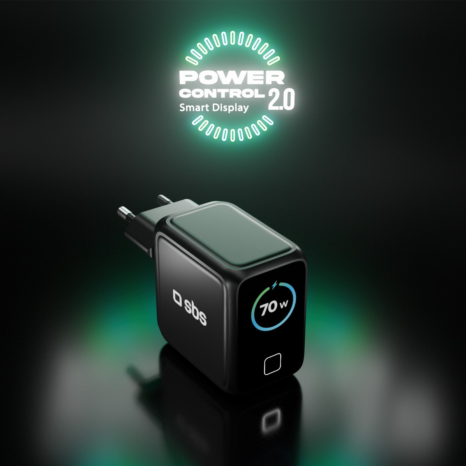 Chargeur intelligent 70 W USB-C avec écran TFT et Power Control 2.0