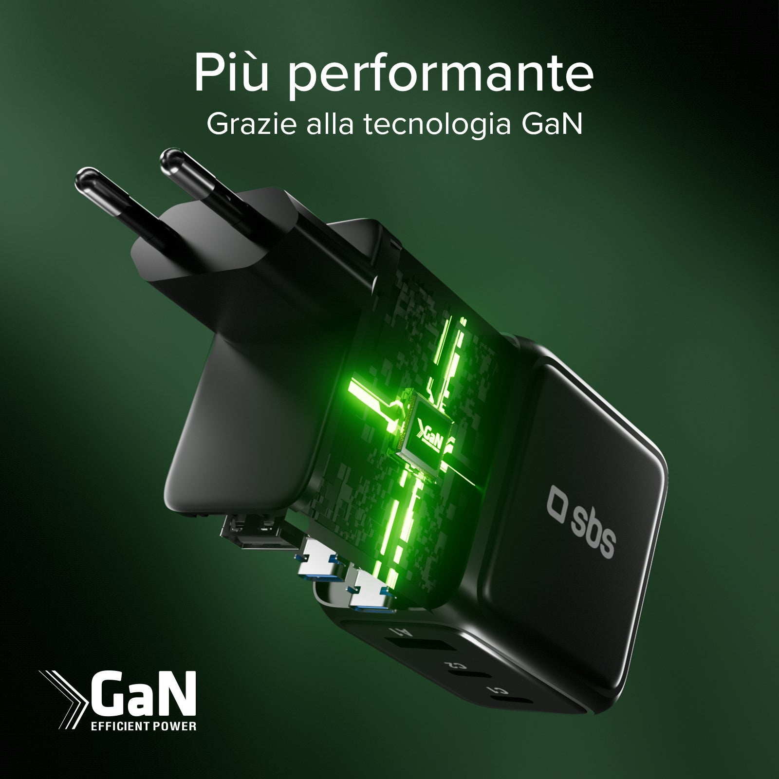 Chargeur intelligent 70 W USB-C avec écran TFT et Power Control 2.0
