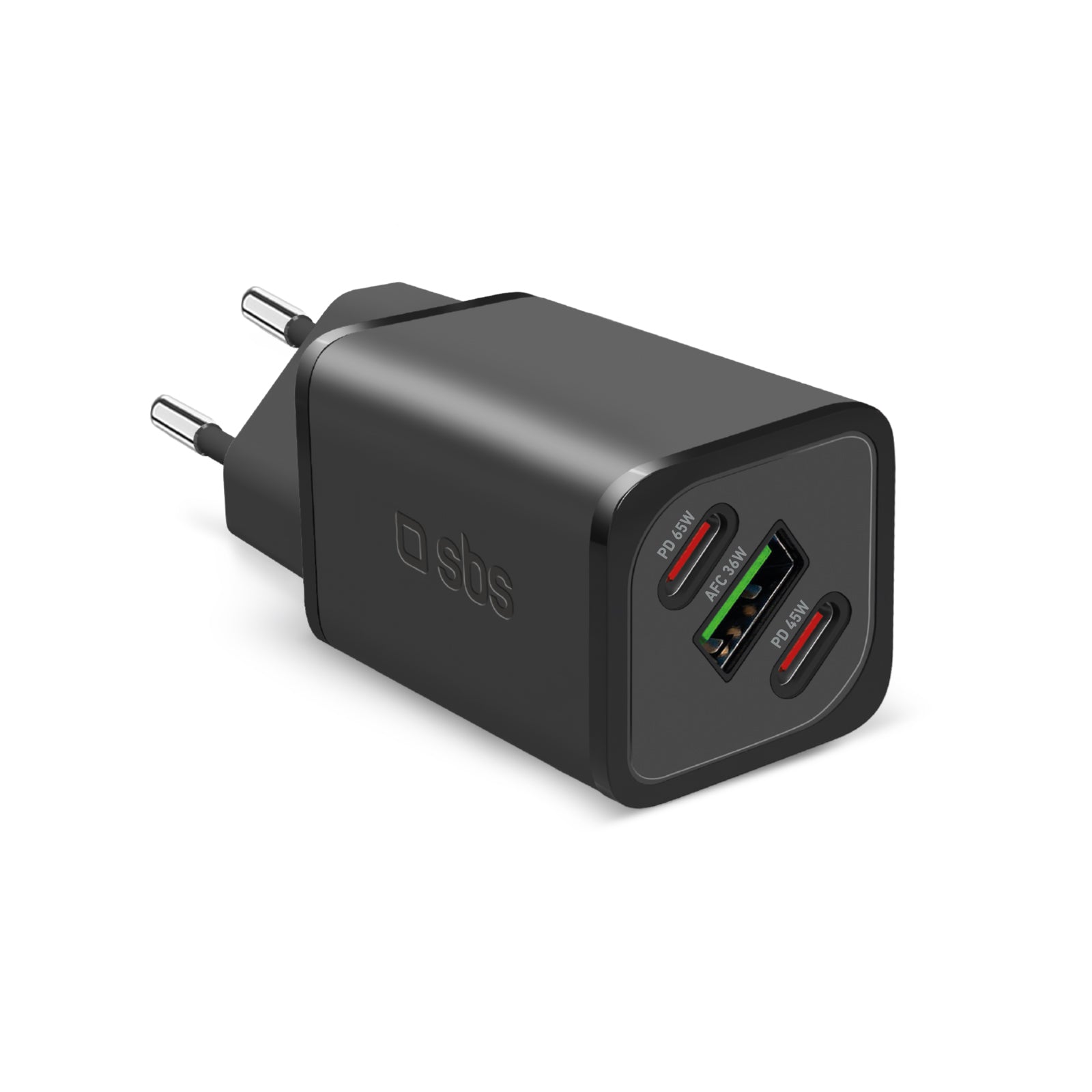 Caricatore caricabatterie GaN da 65 Watt con Power Delivery (PD)