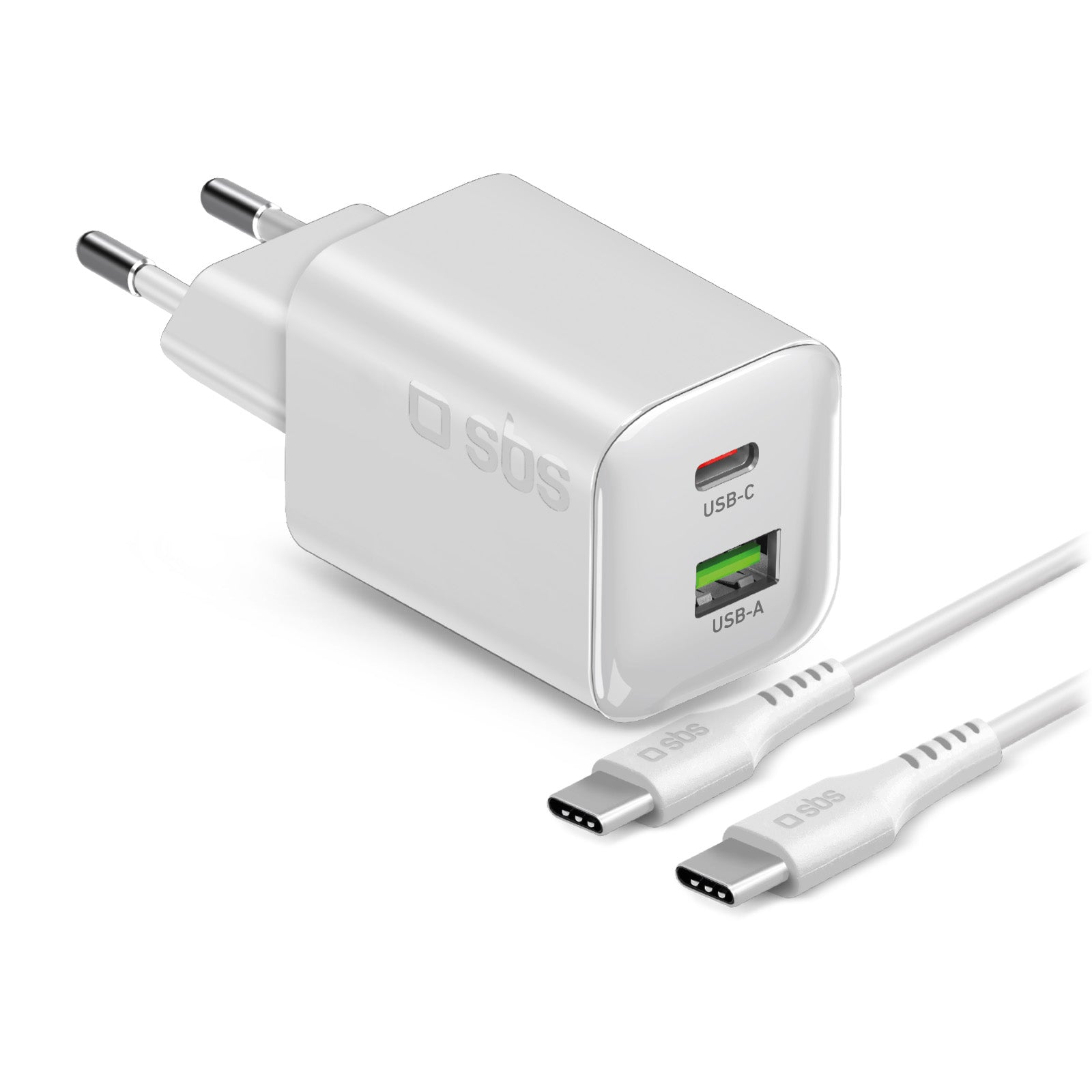 Kit caricatore da parete 45W GaN e Power Delivery, con cavo USB-C 1.5m