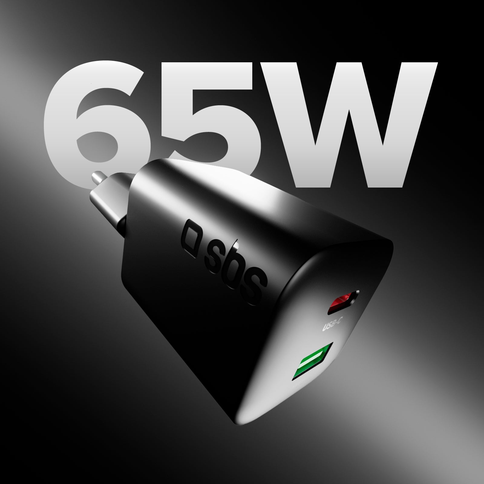 Kit caricatore 65W GaN con cavo USB‑C 1.5m