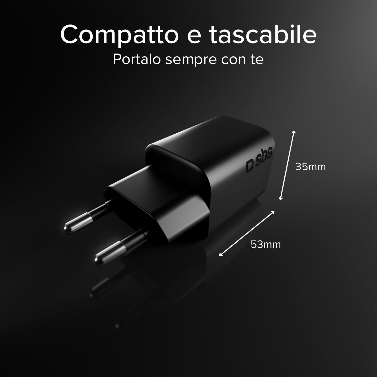 65W GaN Power Delivery Wandladegerät-Set mit USB-C-Kabel 1,5 m für schnelles Laden