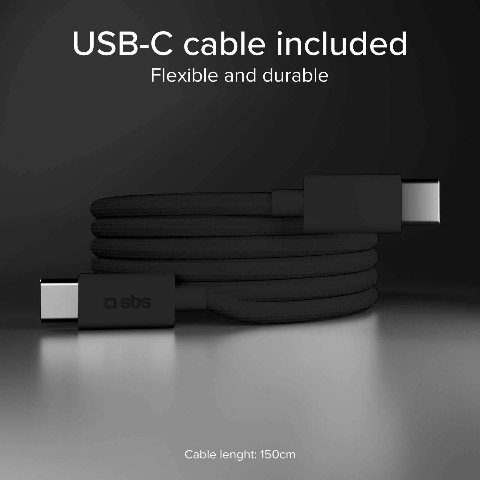 65W GaN Power Delivery Wandladegerät-Set mit USB-C-Kabel 1,5 m für schnelles Laden